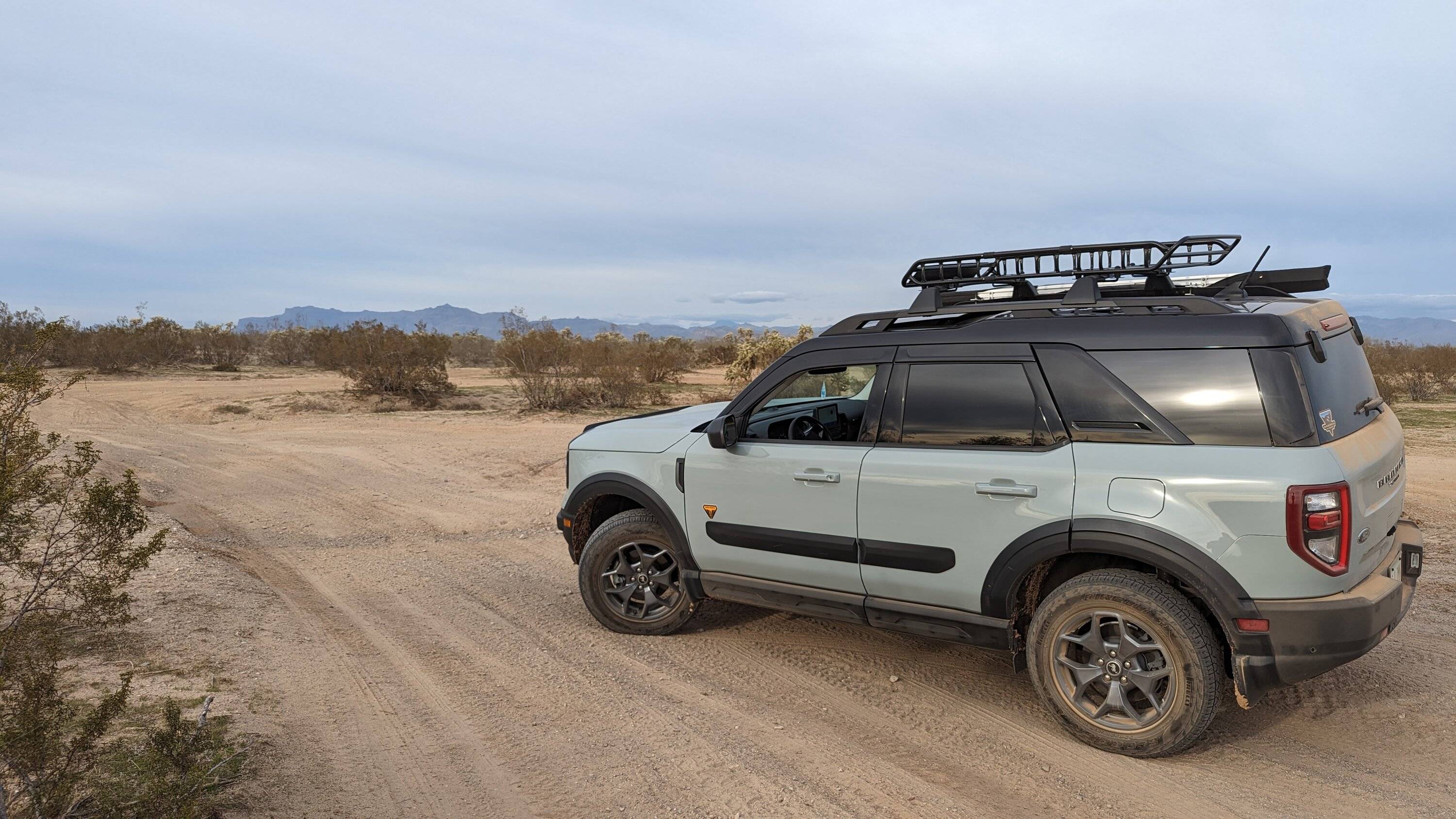 Ford Bronco Sport New Years Eve Ride in Box Canyon PXL_20231231_225042213