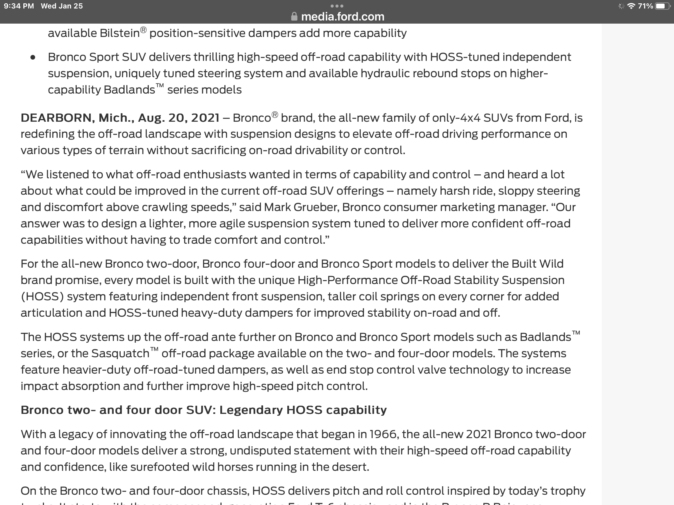 Ford Bronco Sport So many reviews start out like this...... IMG_0733