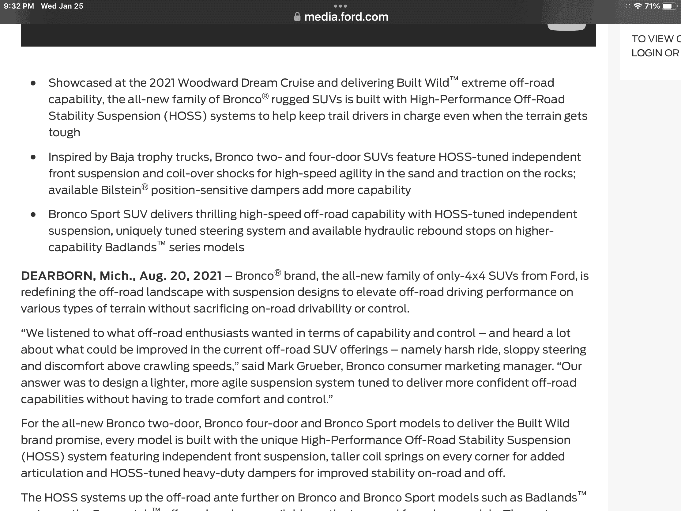 Ford Bronco Sport So many reviews start out like this...... IMG_0732