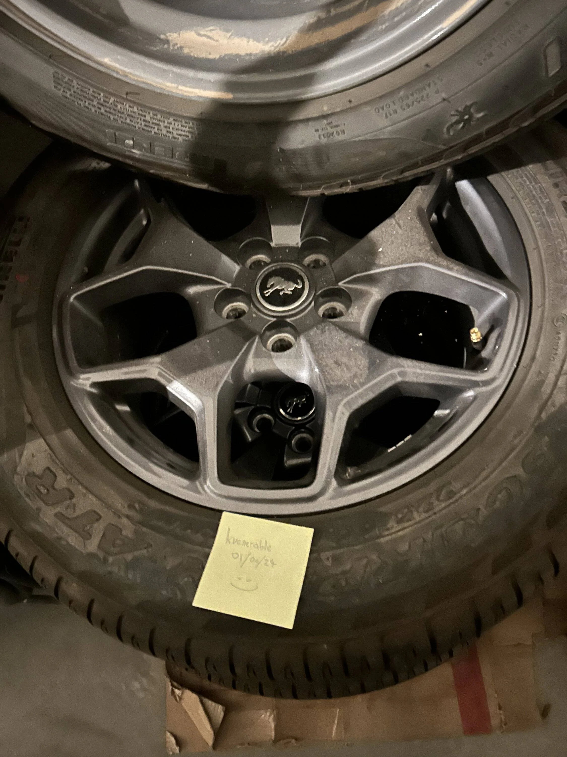 Ford Bronco Sport OEM RIMS & TIRES 2022 BS BADLANDS, SET OF FOUR IMG_0597