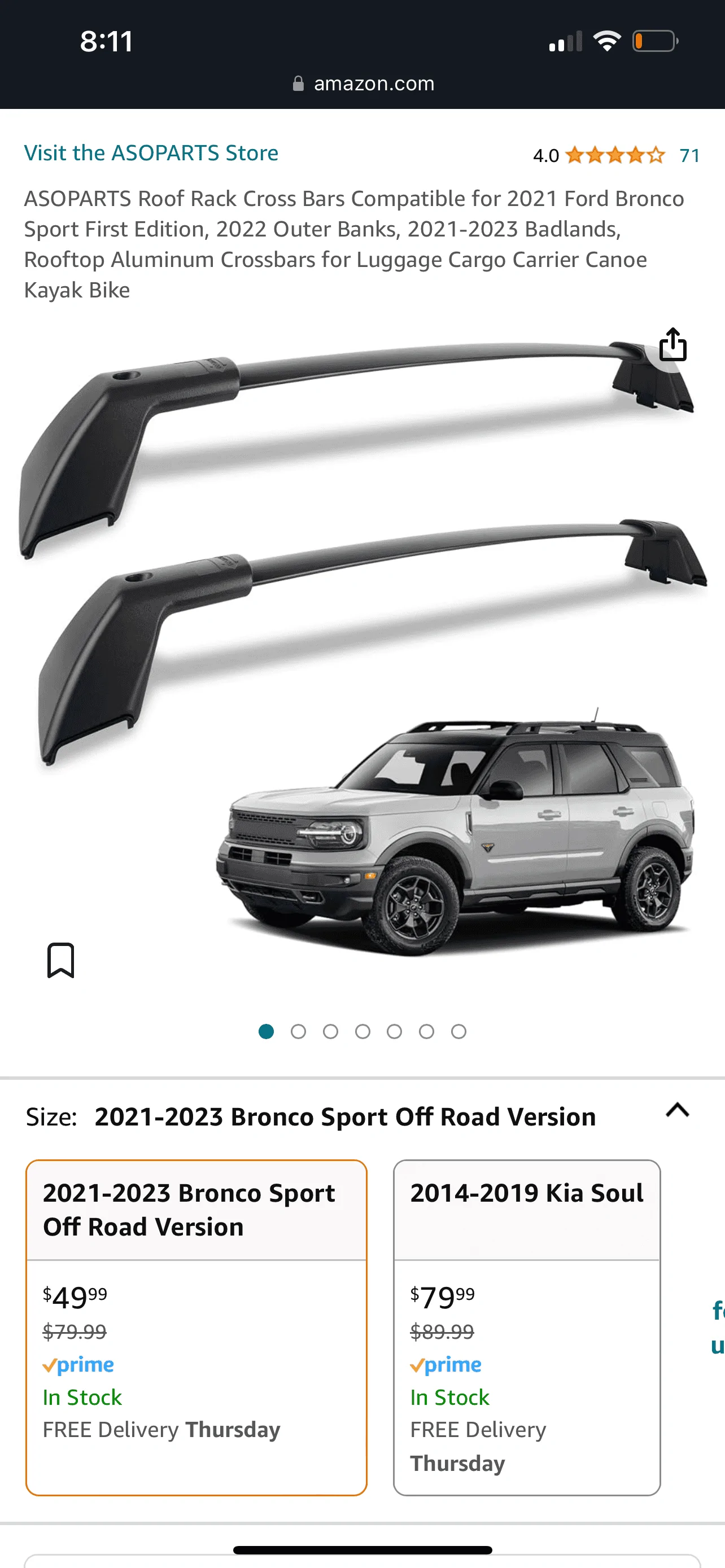 Ford Bronco Sport Cheap roof rack? IMG_4346