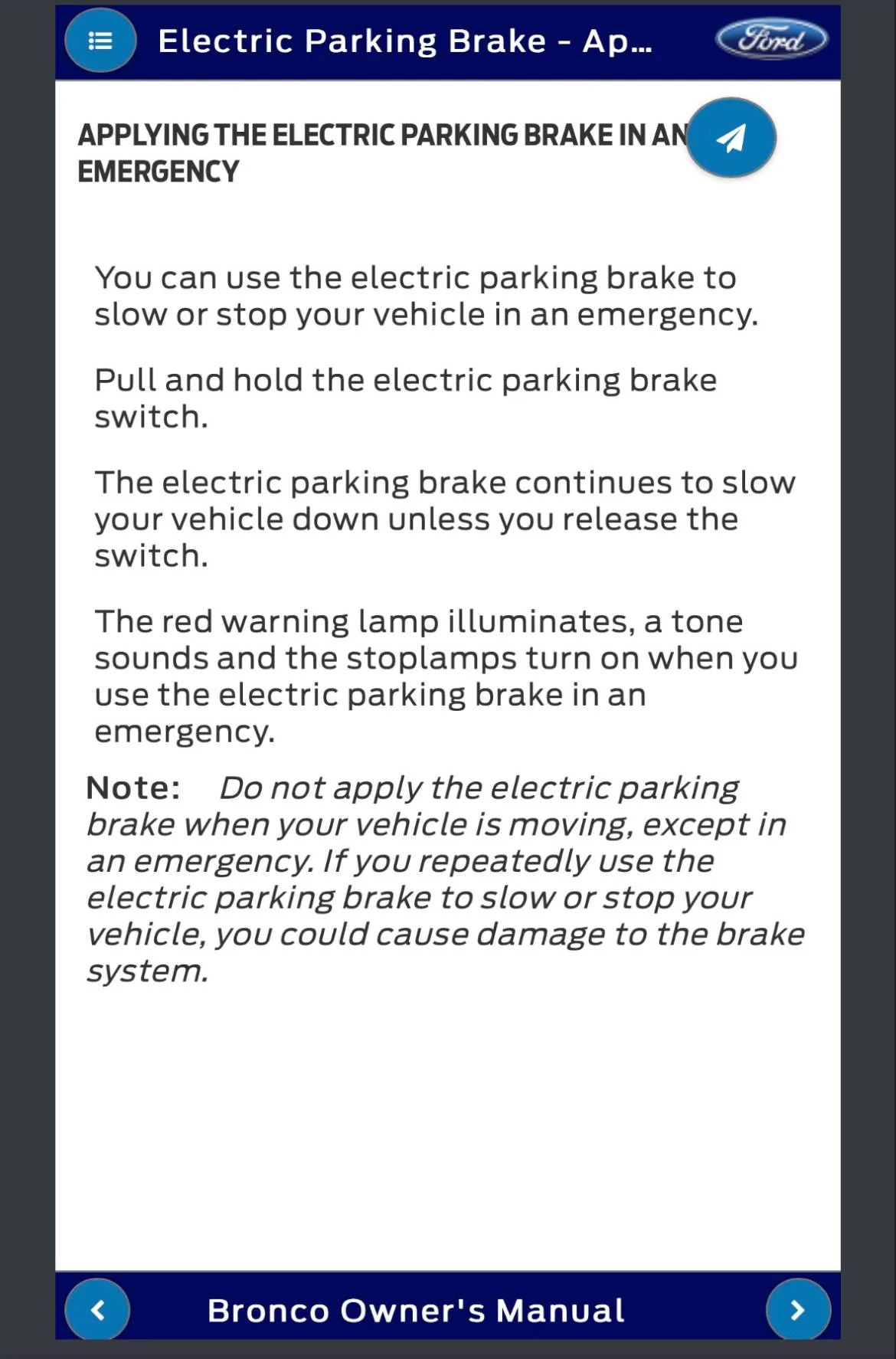 Ford Bronco Sport Brakes did not work. IMG_0033