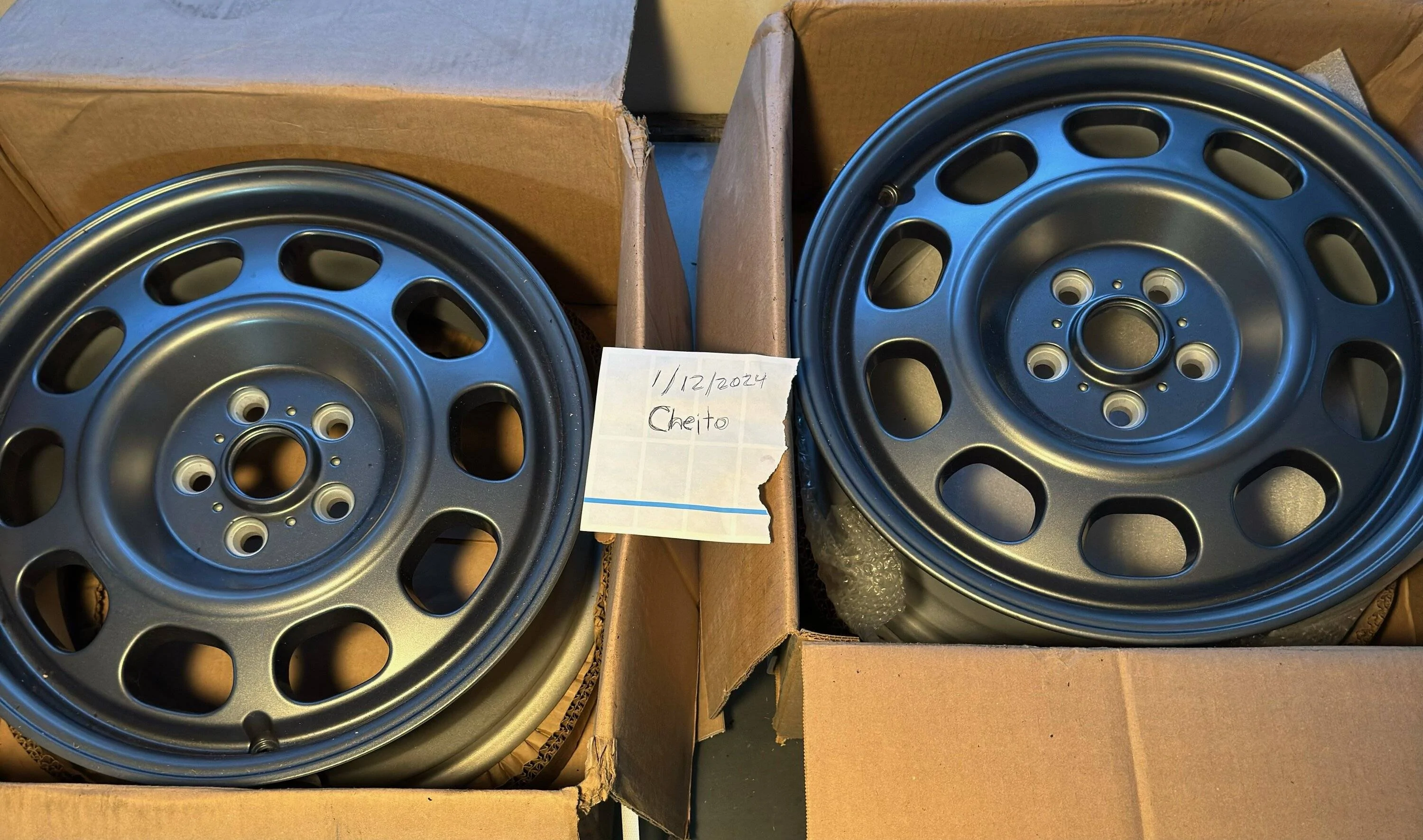 Ford Bronco Sport Pair of Bronco Sport Optional Badlands Wheels “Steelies” Style for Sale image0