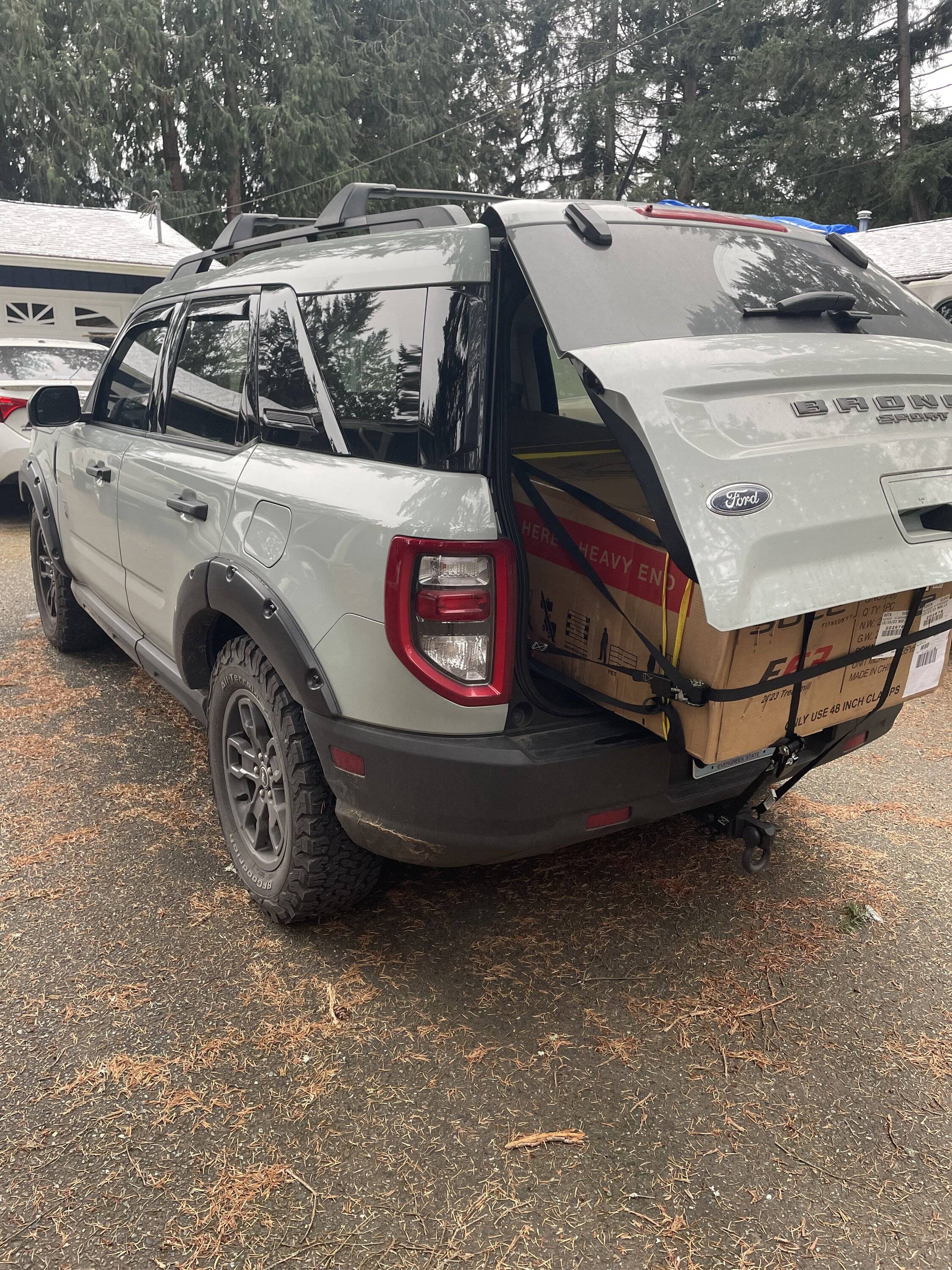 Ford Bronco Sport Moved a treadmill 👍 IMG_3446