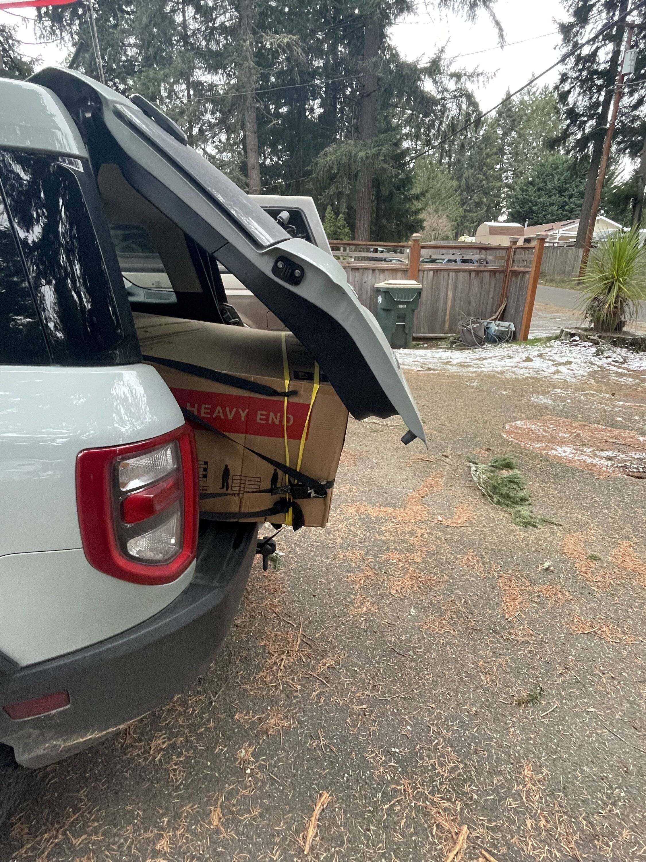 Ford Bronco Sport Moved a treadmill 👍 IMG_3448