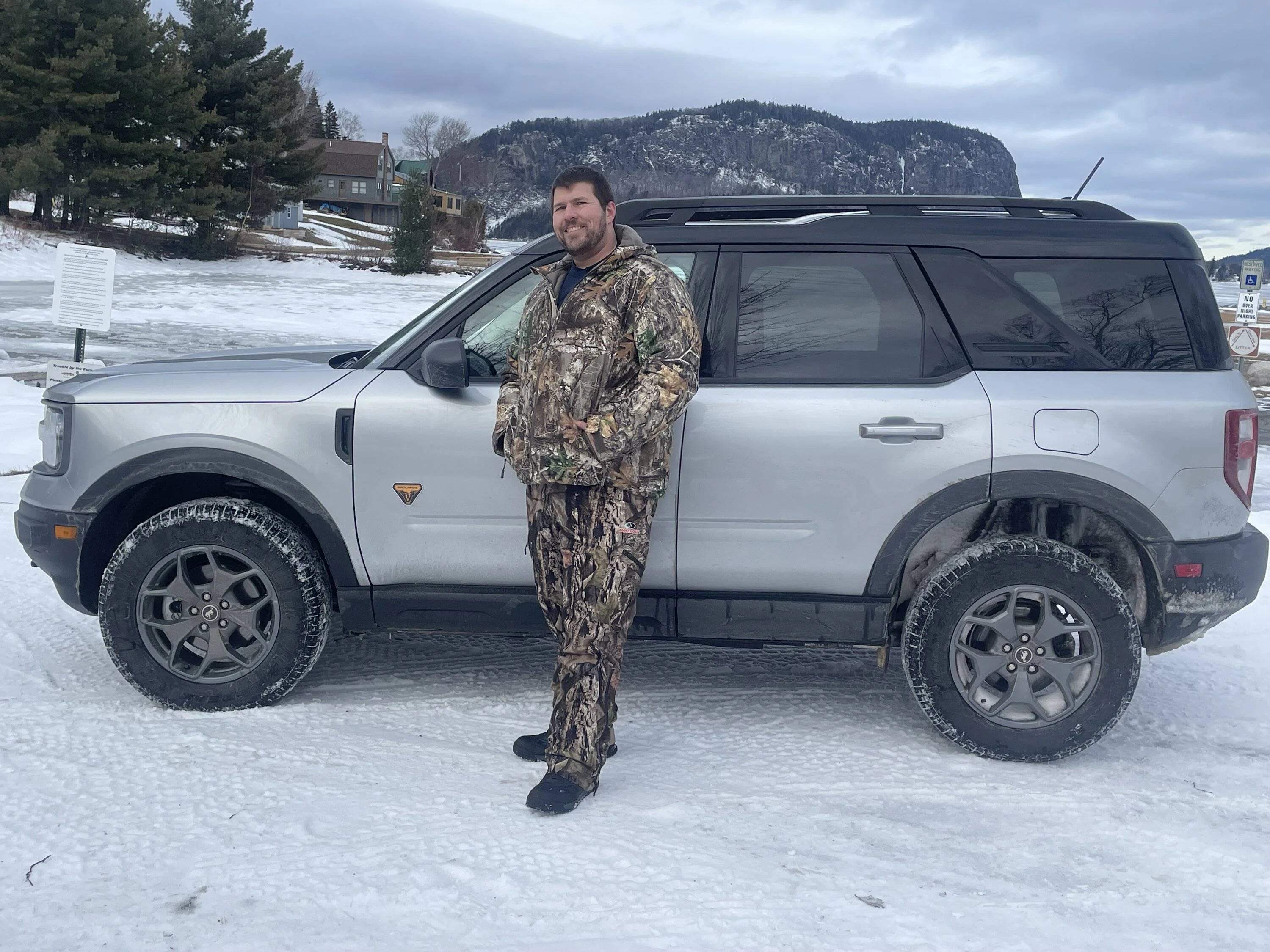 Ford Bronco Sport Winter 2024 Overlanding Trip in Bronco Sport Badlands - Skowhegan, Maine to Canadian Border IMG_6284