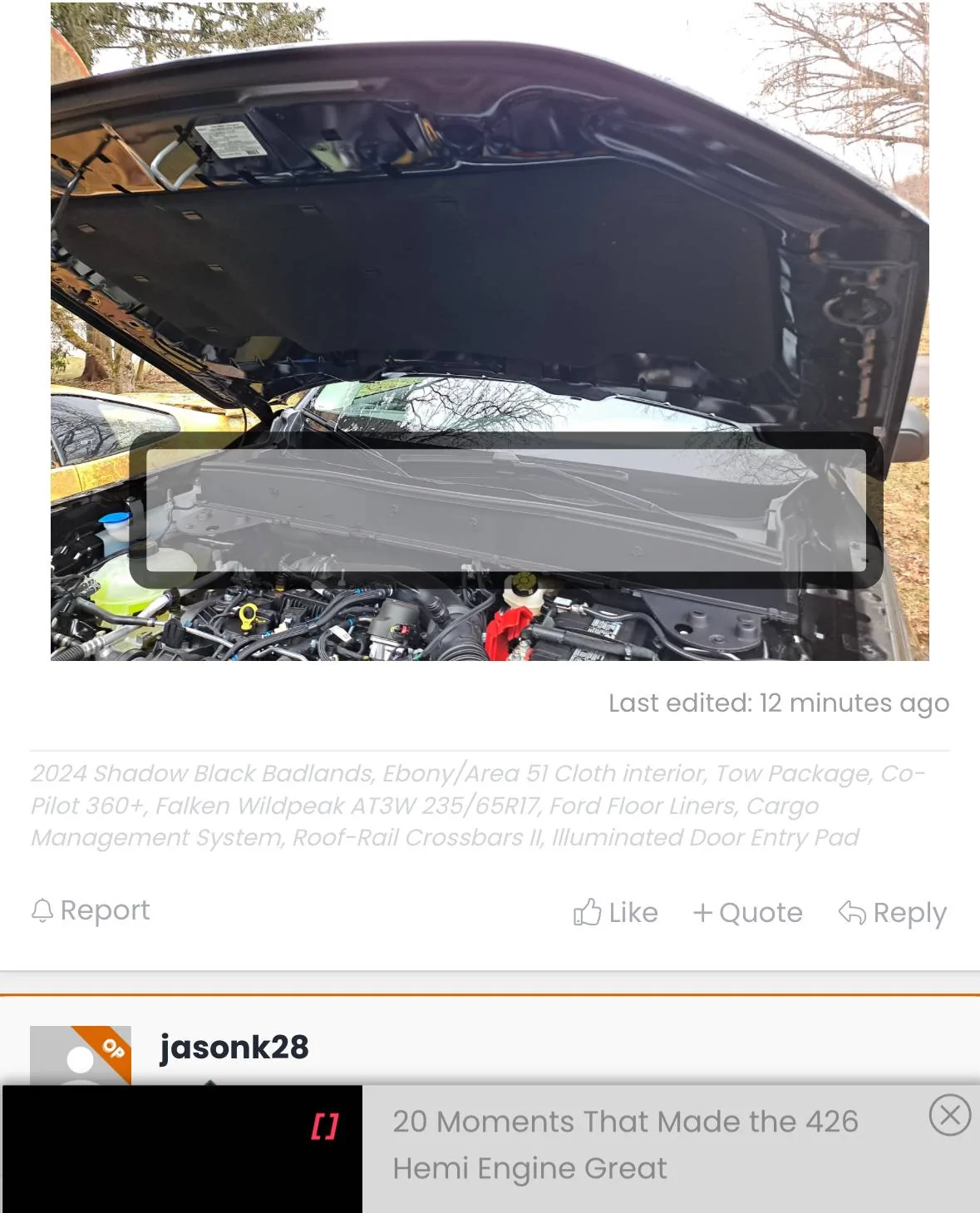 Ford Bronco Sport Engine tapping Bronco sport 1.5L ecoboost IMG_0344