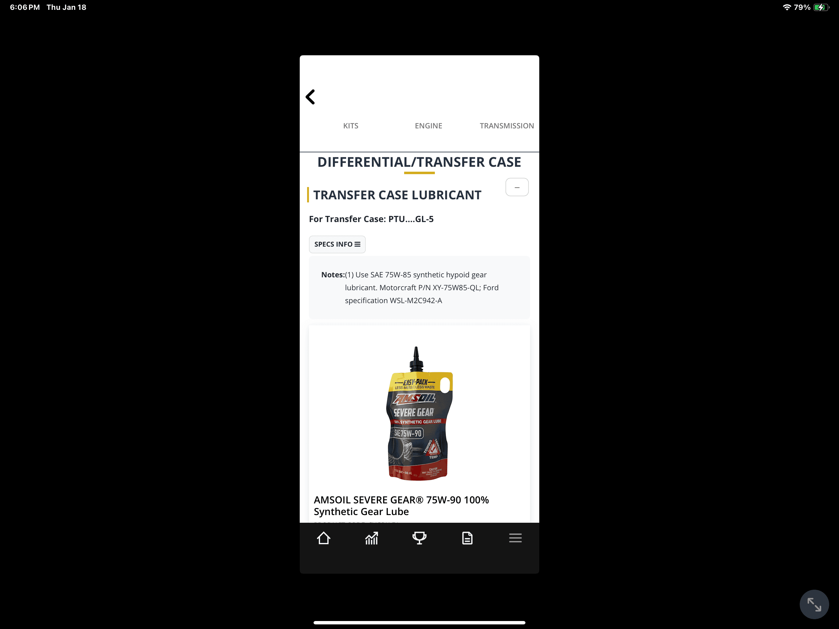 Ford Bronco Sport Differential fluid IMG_4813