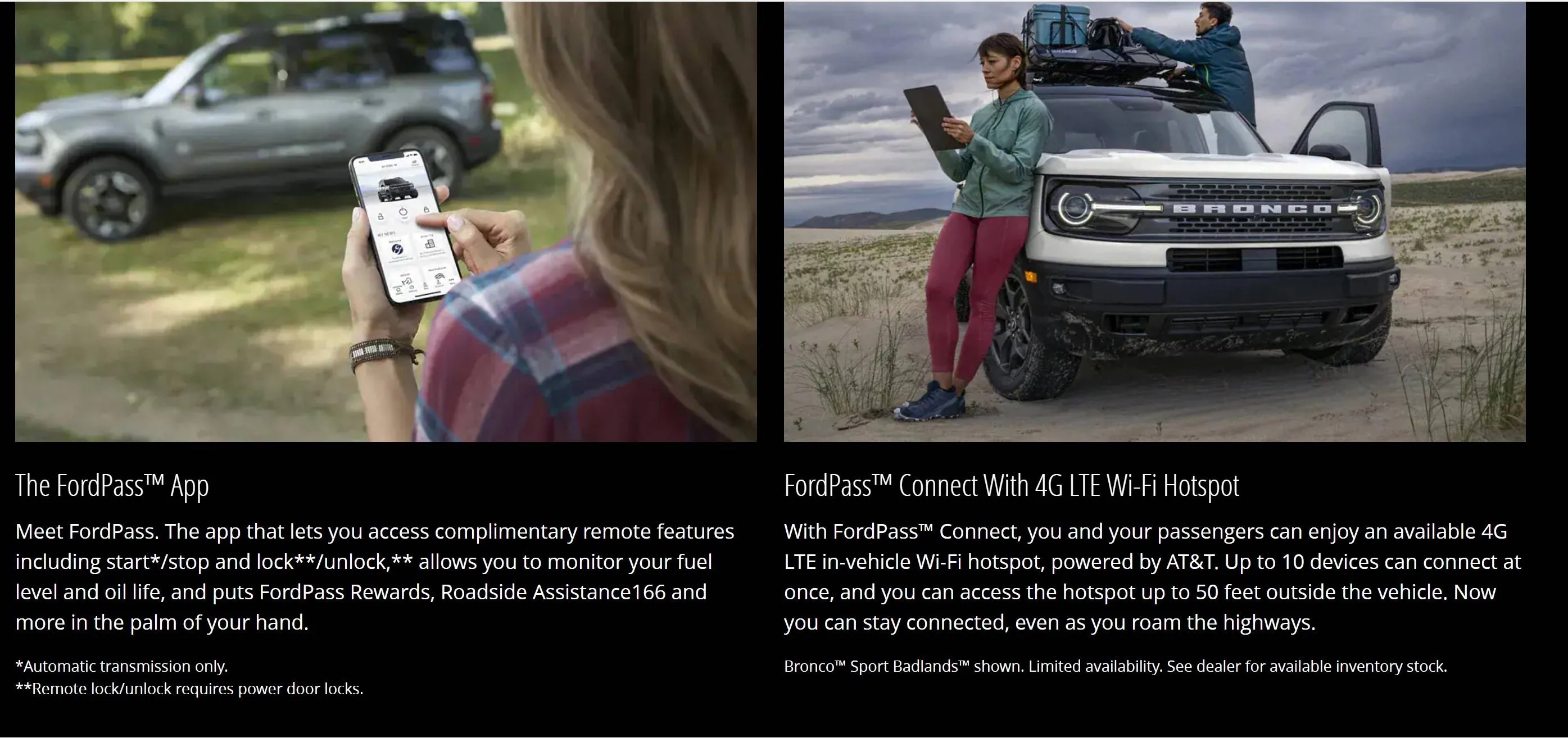 Ford Bronco Sport Deceptive Advertising by Ford and AT&T for 4G Wi-Fi Hot Spot!!! :-( Screenshot 2024-01-23 BSWIFI