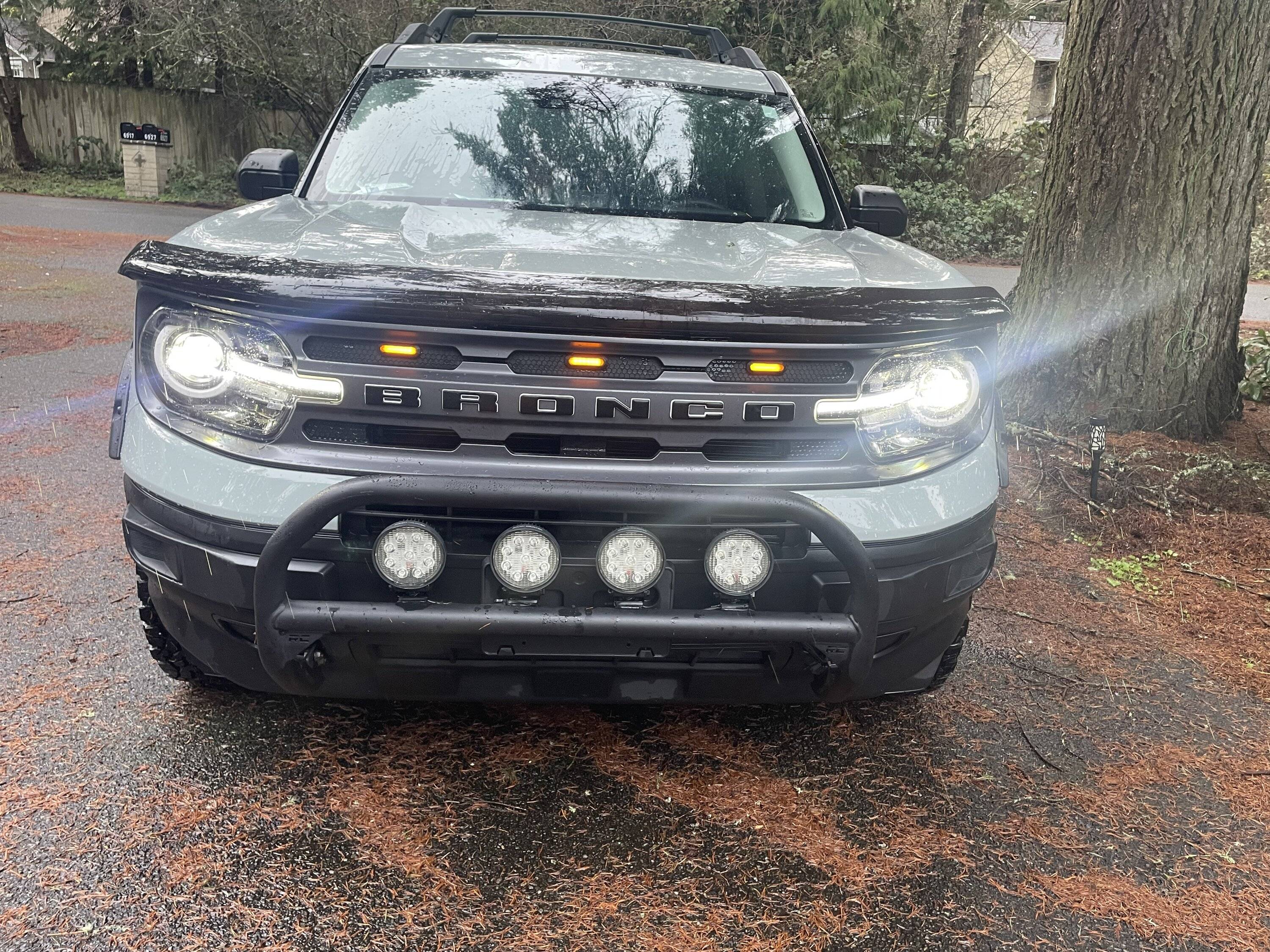 Ford Bronco Sport Raptor Lights installed on Big Bend IMG_3539