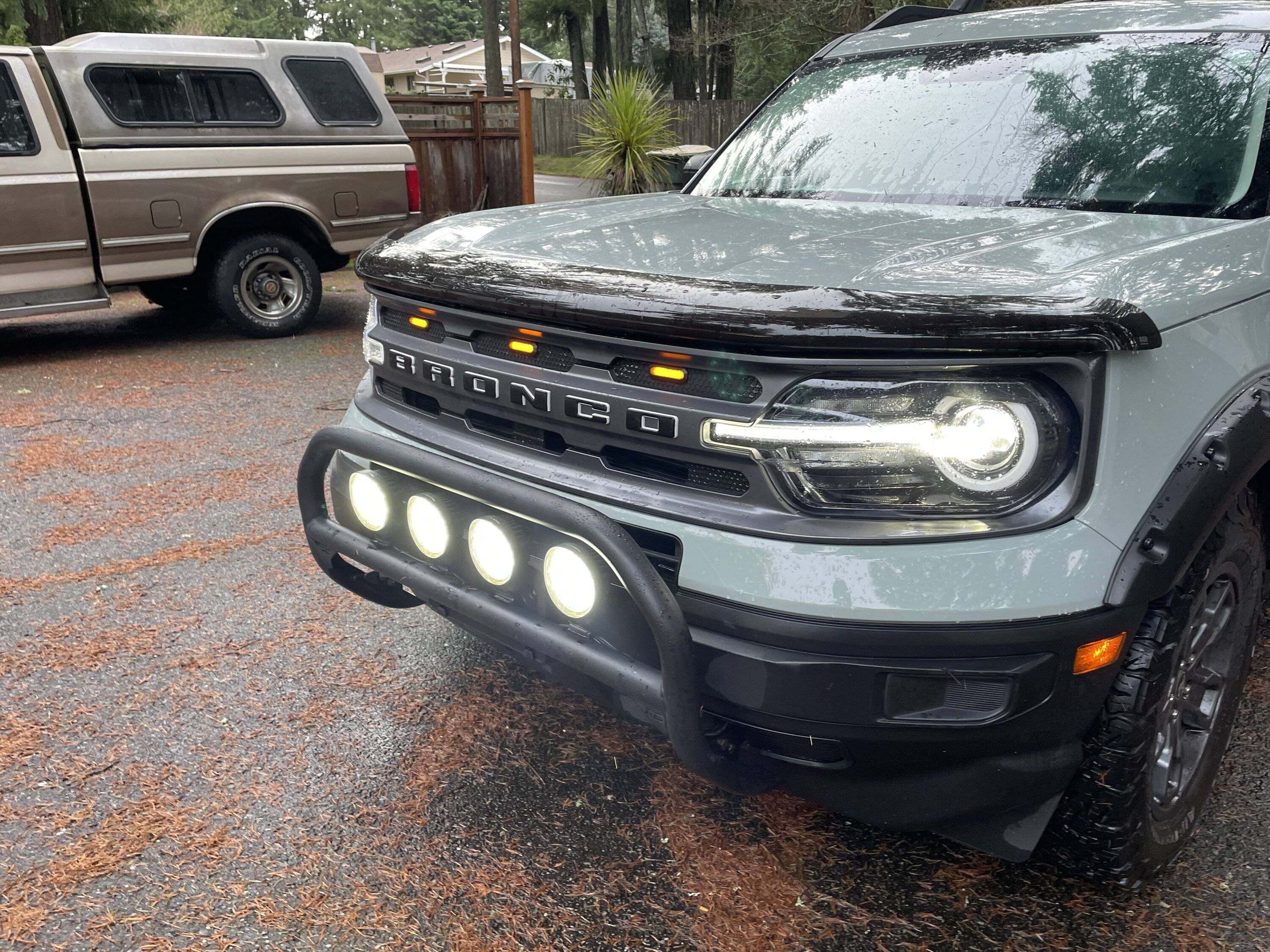 Ford Bronco Sport Raptor Lights installed on Big Bend IMG_3544