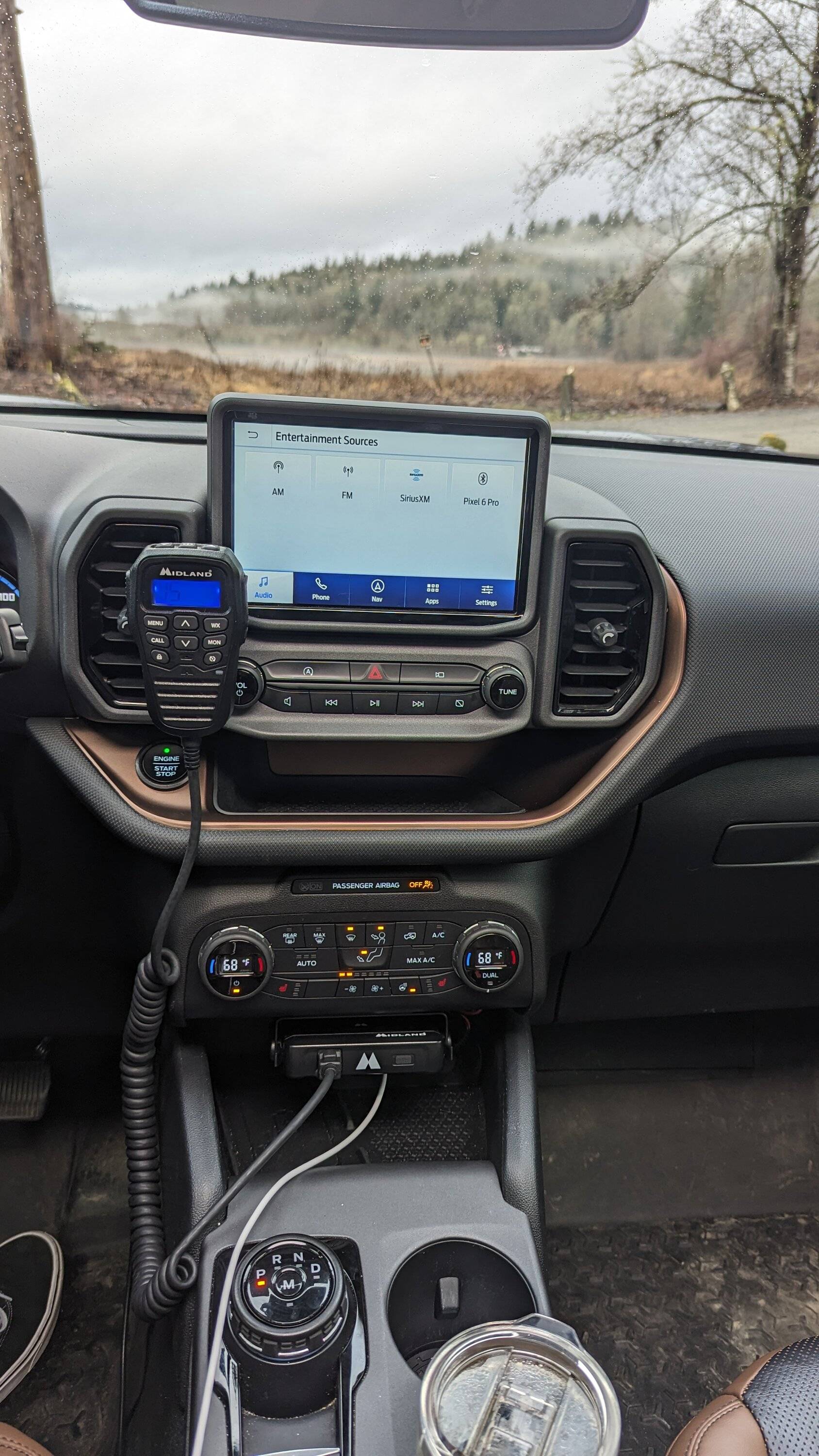 Ford Bronco Sport Transceiver Installation thread  (Ham, CB, GMRS). Radio unit and antenna installation on Bronco Sport PXL_20240128_163734047