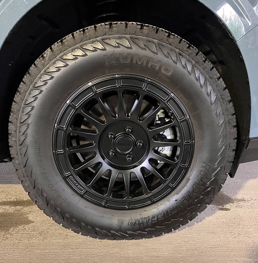 Ford Bronco Sport 17x7.5 5x108 +30 63.4mm hub bore Method MR314 w/245/70R17 Kumho AT2 tires IMG_1591.JPG