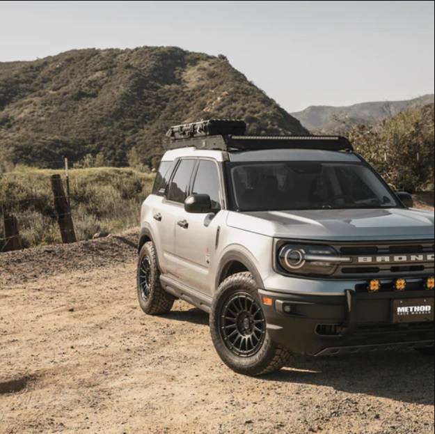 Ford Bronco Sport 17x7.5 5x108 +30 63.4mm hub bore Method MR314 w/245/70R17 Kumho AT2 tires MR314 BS