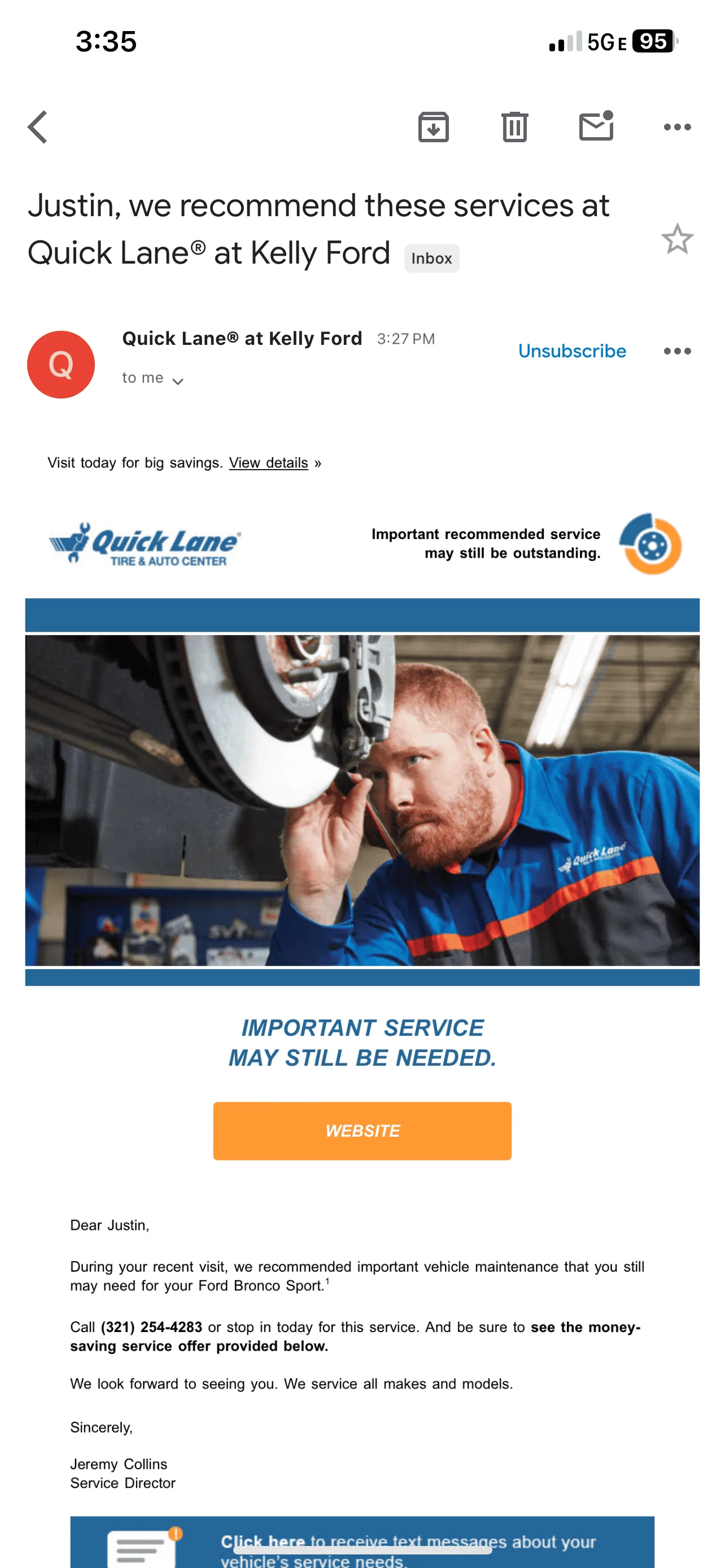 Ford Bronco Sport Tire Rotation IMG_2784