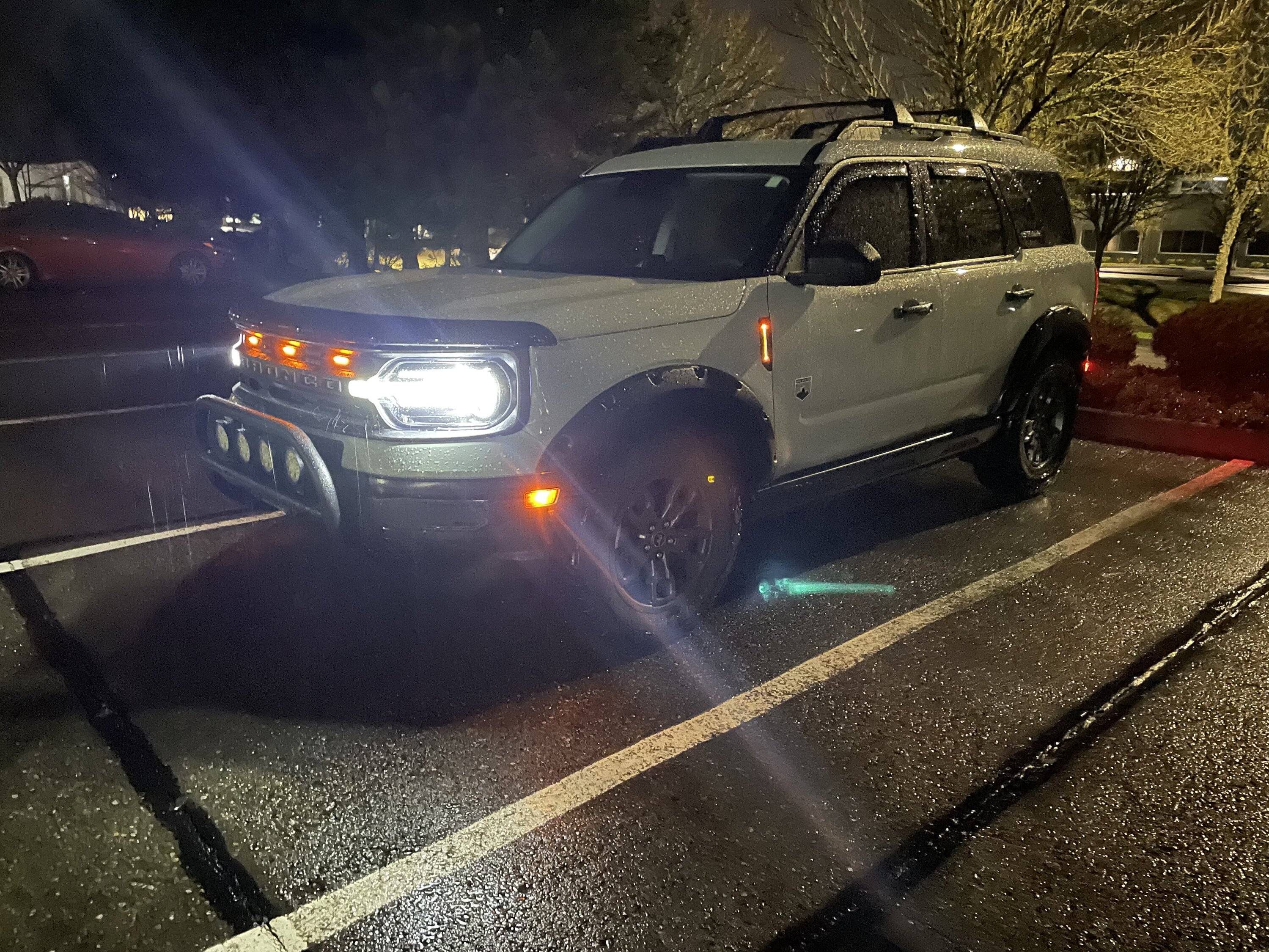 Ford Bronco Sport Raptor Lights installed on Big Bend IMG_3561
