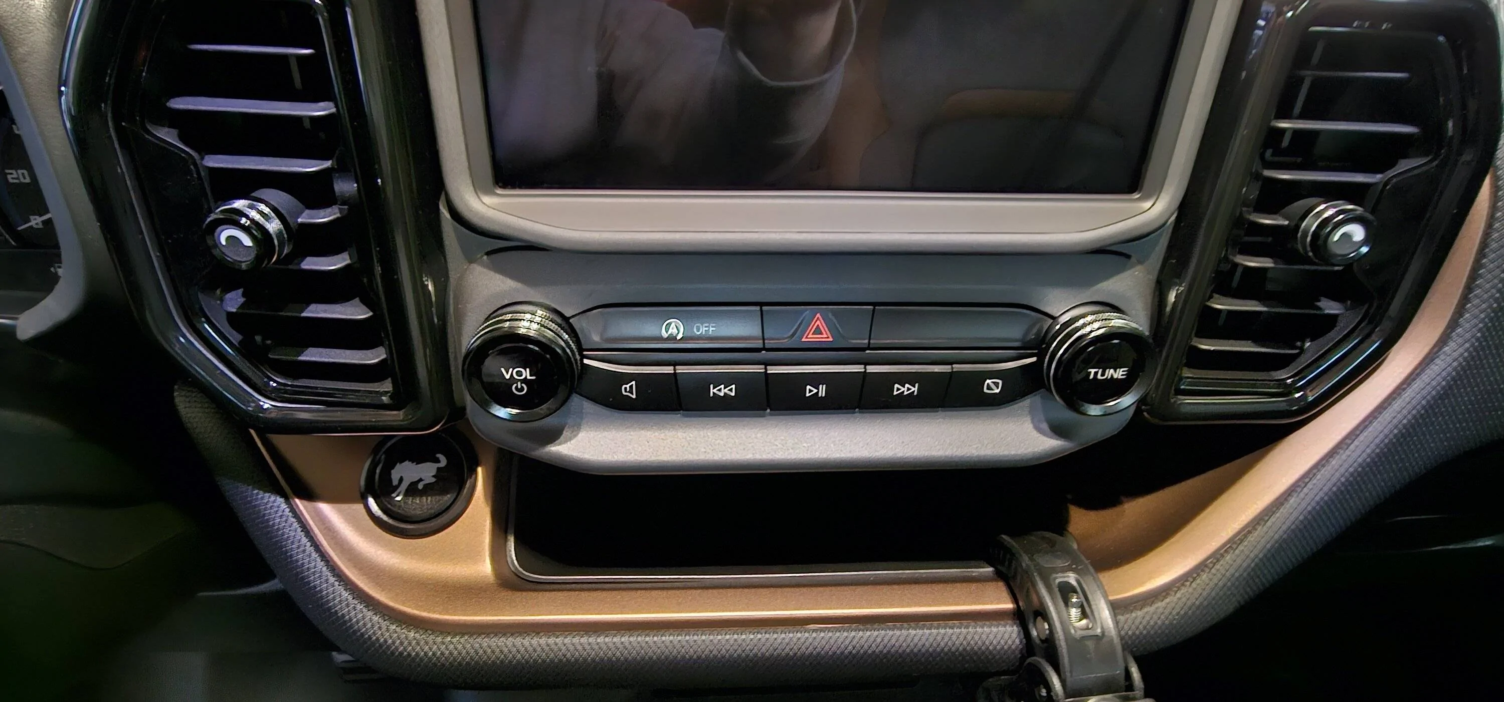 Ford Bronco Sport Knob covers installed all interior knobs. 20240215_170558