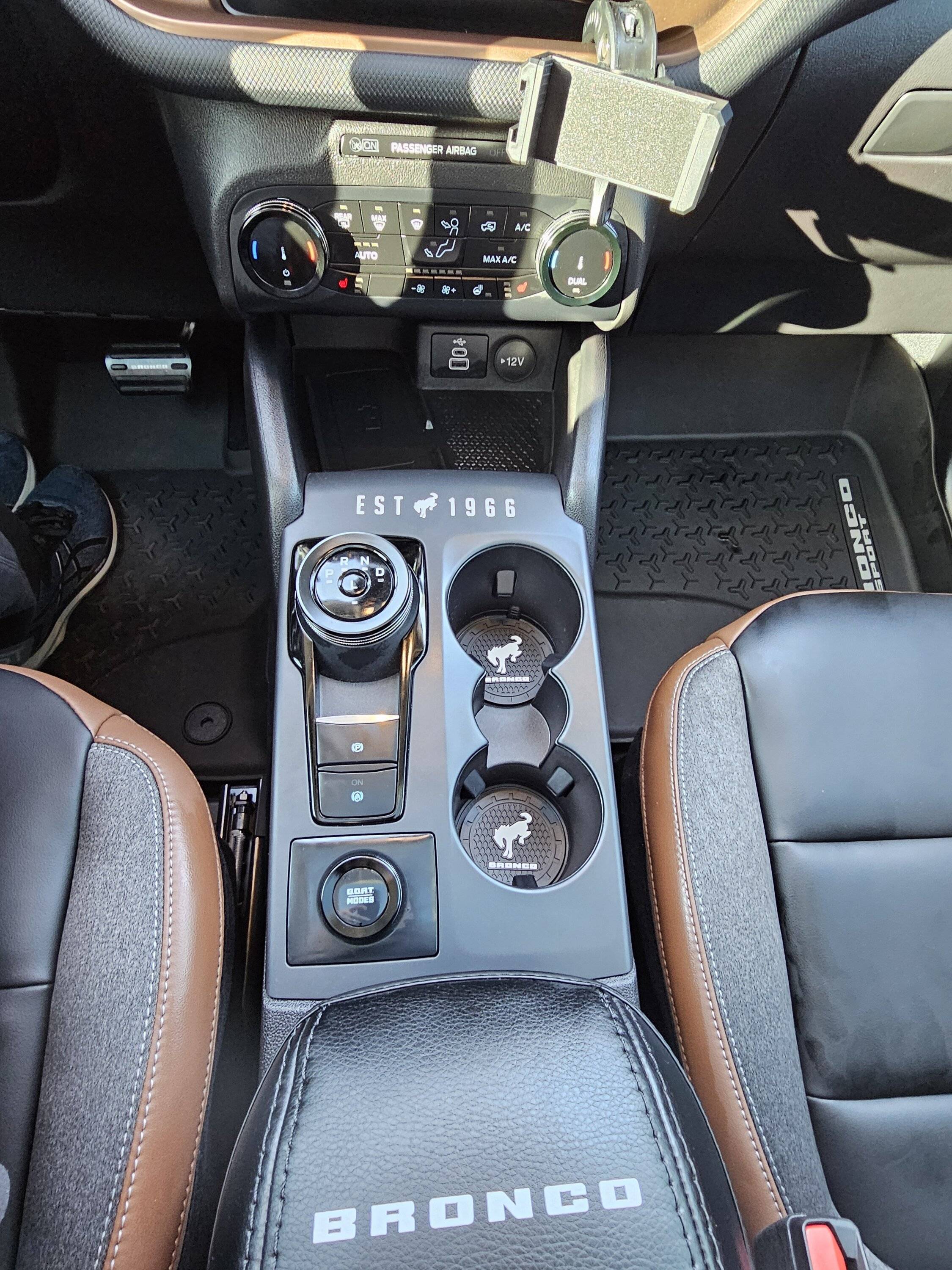 Ford Bronco Sport Bronco cupholder inserts 20240215_160353