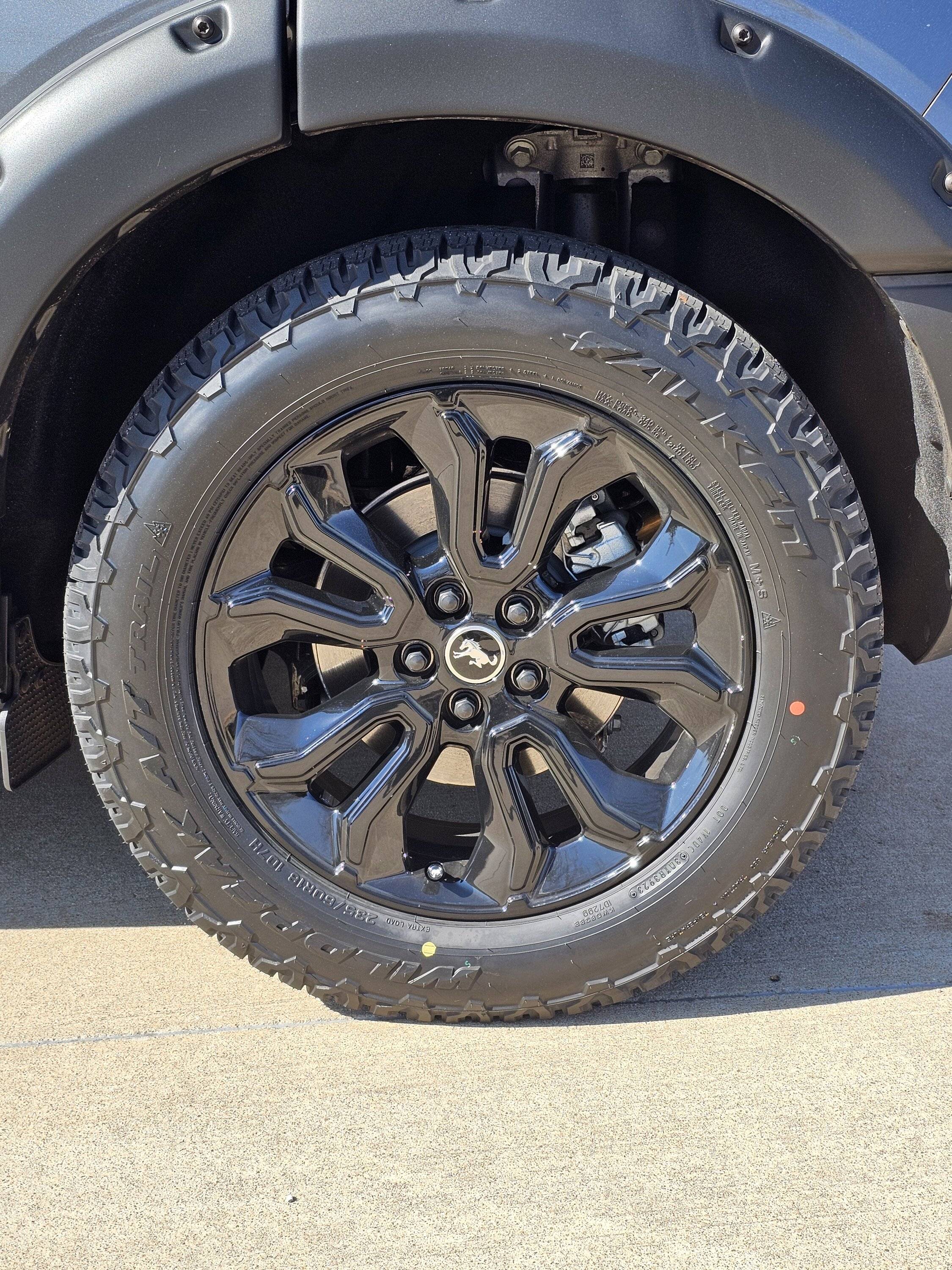 Ford Bronco Sport New BRONCO SPORT 18" WHEEL KIT - GLOSS BLACK (M-1007K-S187BSGB} from Ford Performance -- thoughts?? 20240216_113623