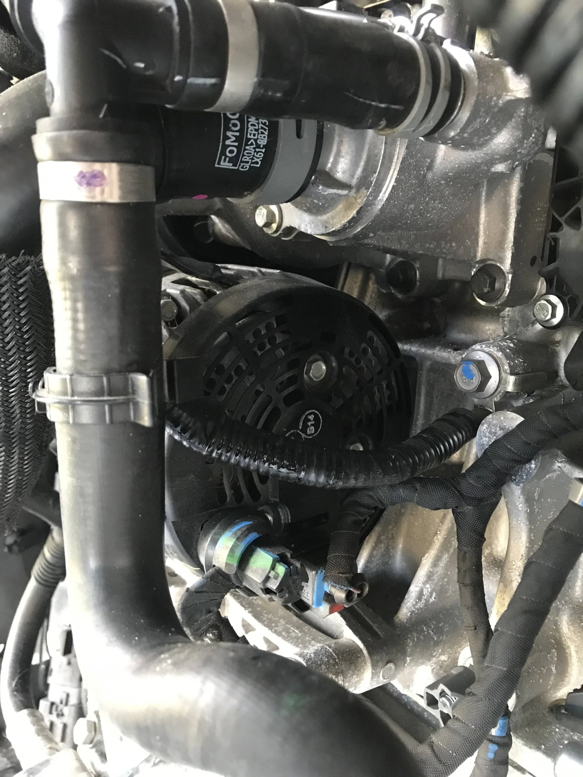 Ford Bronco Sport Badlands revealing pictures from front with no bumper cover or radiator blocking view IMG_4699