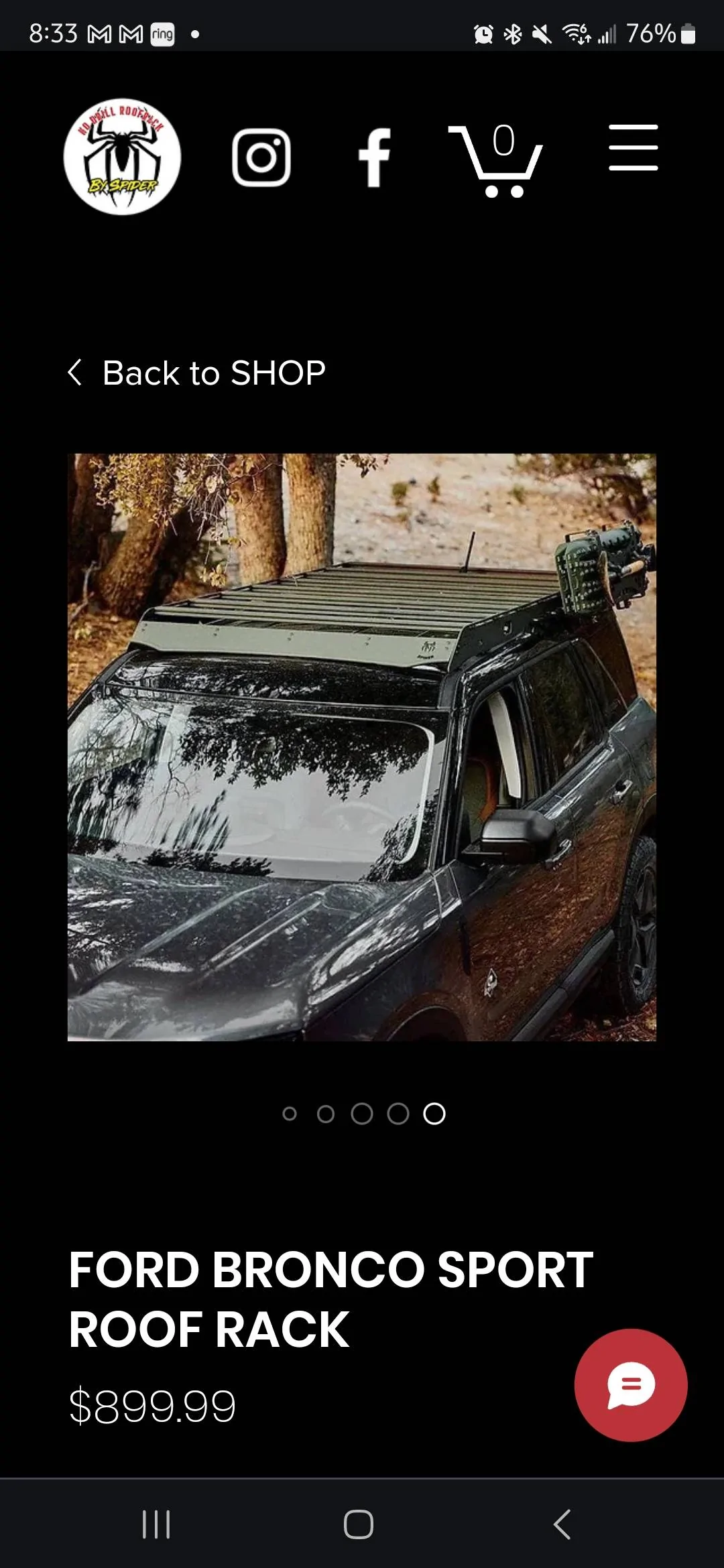 Ford Bronco Sport Anyone have this? Spider roof rack? 1000022216