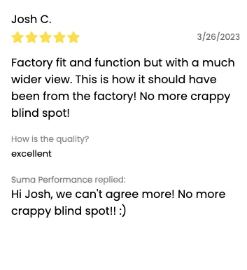 Ford Bronco Sport Blind Spots?⚡Reduce Blind Spots & Glare⚡SUMA Mirrors Screen Shot 2024-02-19 at 3.13.35 PM