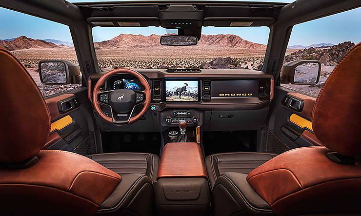 Ford Bronco Sport 2025 Bronco Sport Spotted Bronco-dashboard