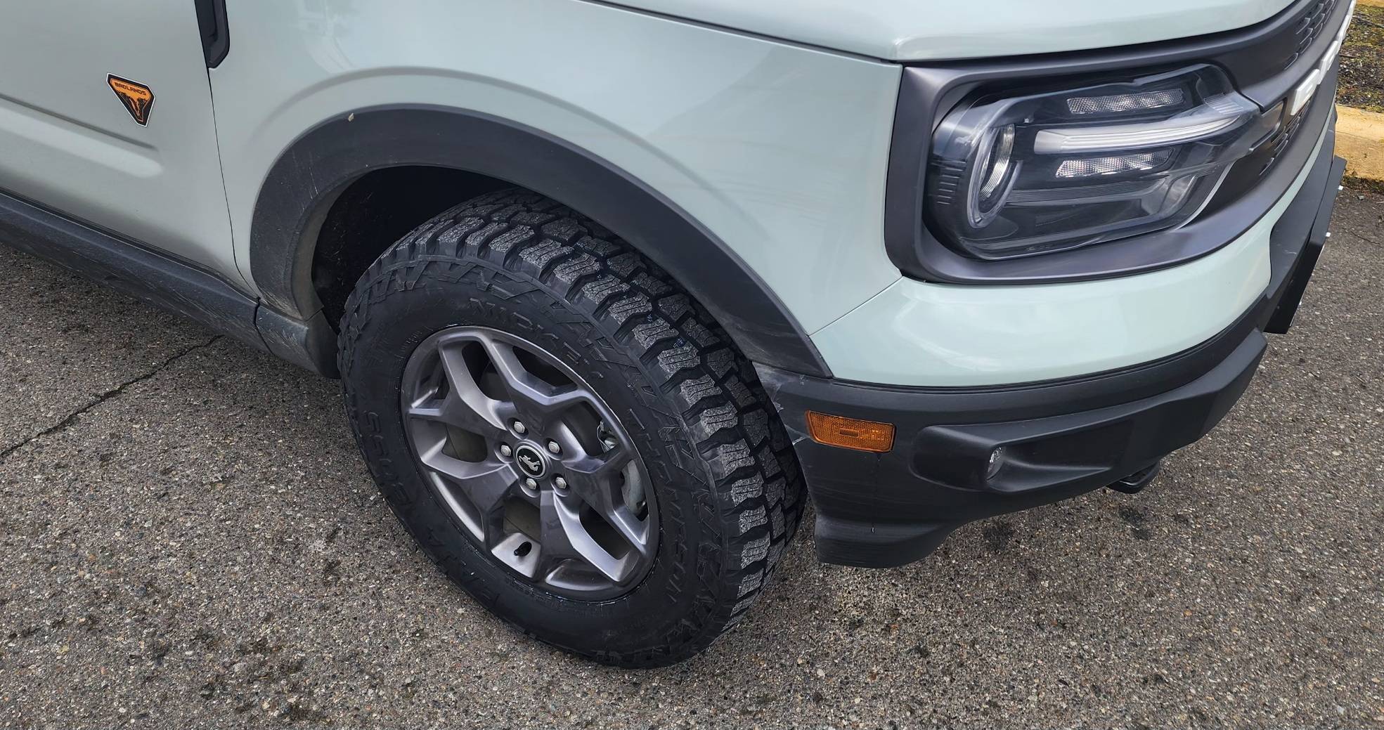 Ford Bronco Sport Tire width question 1000006006