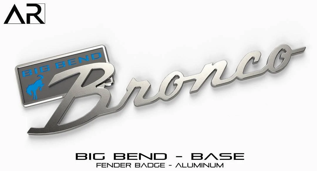 Ford Bronco Sport Archetype Racing Trim Level Bronco Script Emblems 1000006046