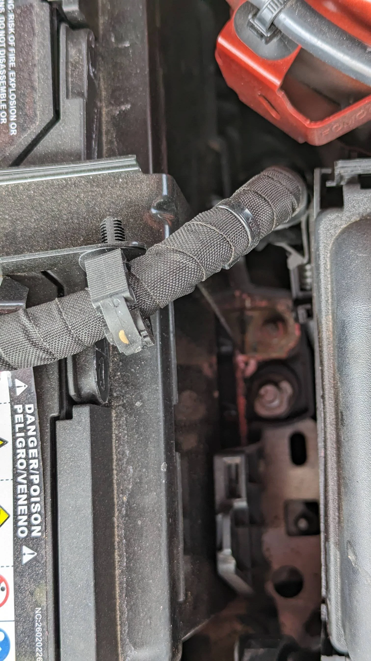 Ford Bronco Sport Battery hold down bolts corrosion PXL_20240305_193658943