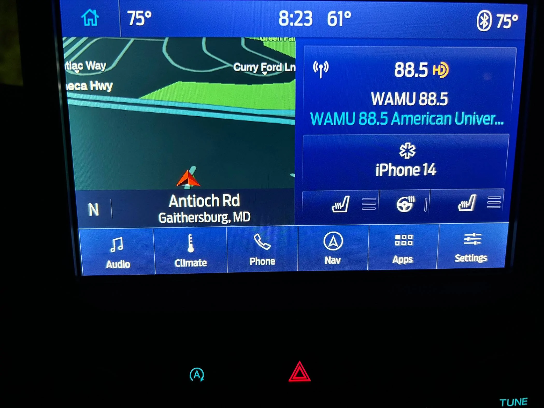 Ford Bronco Sport Climate Domain works! (On screen climate controls) IMG_3798