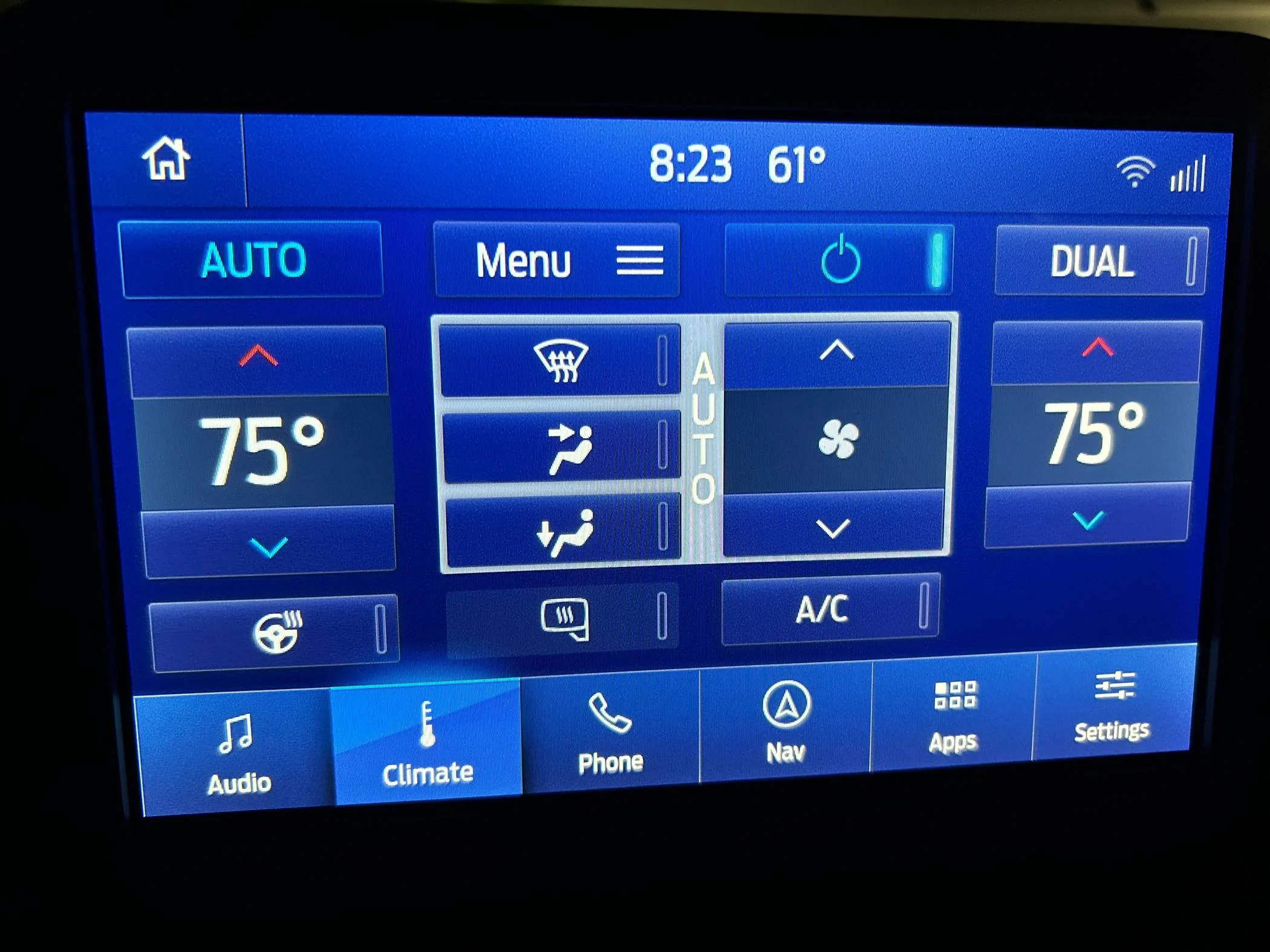 Ford Bronco Sport Climate Domain works! (On screen climate controls) IMG_3799