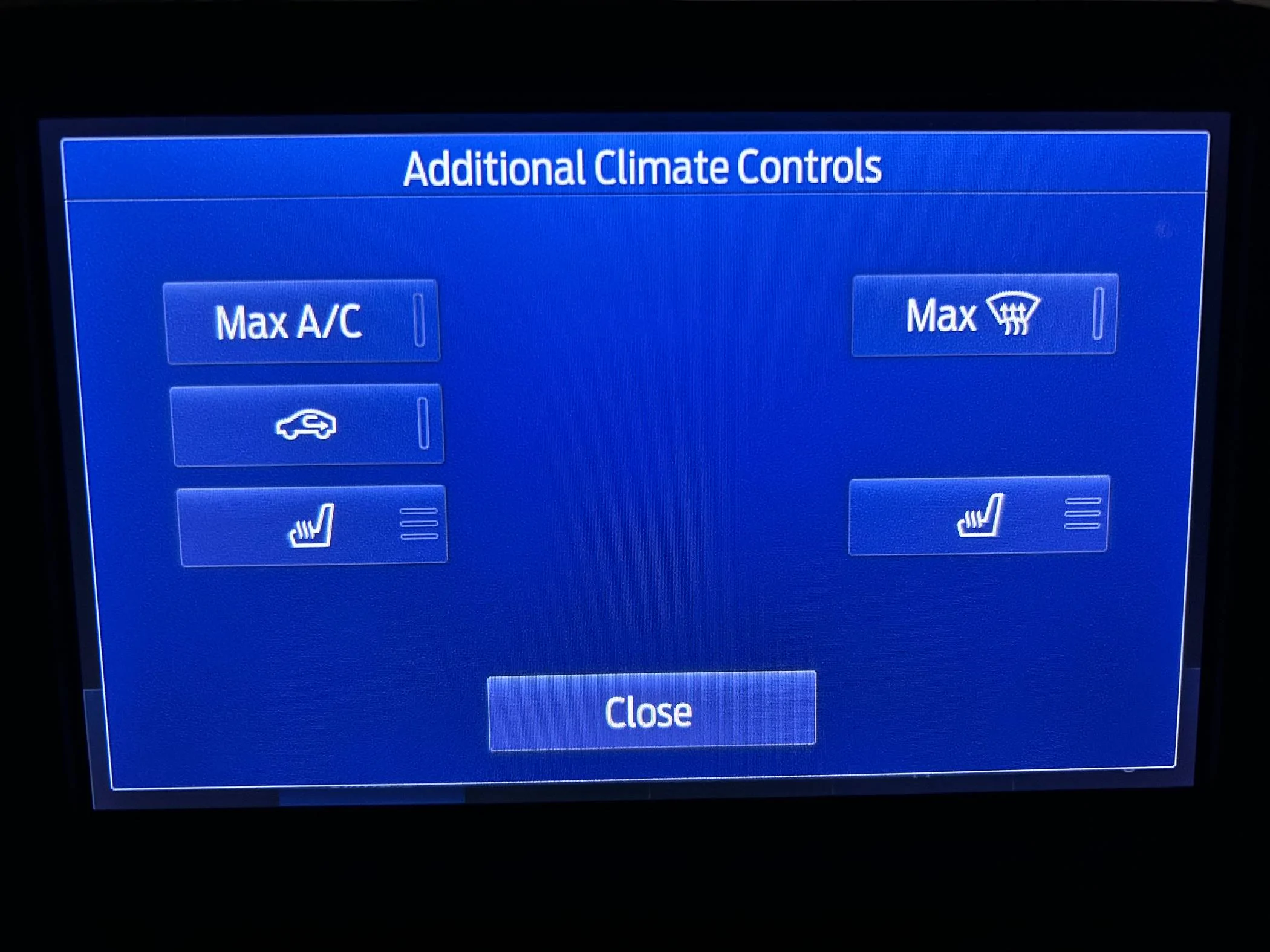 Ford Bronco Sport Climate Domain works! (On screen climate controls) IMG_3800
