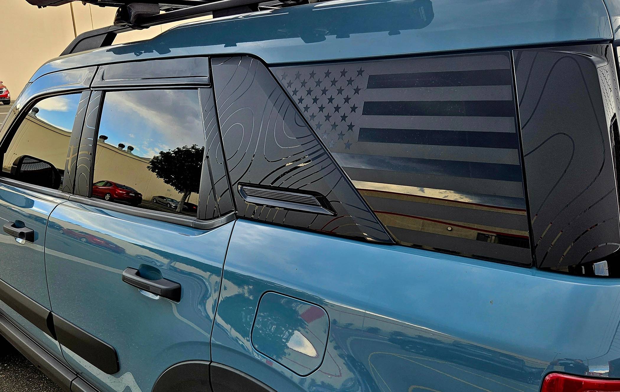 Ford Bronco Sport Topography Pillar (by Underground Graphics) installed 1000003145