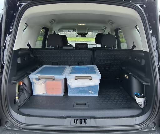 Ford Bronco Sport Under CMS storage containers No CMS spaced left