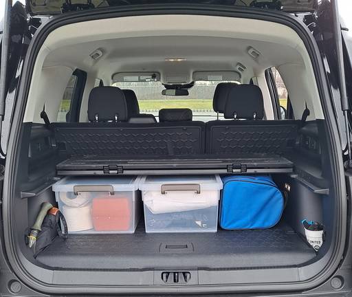 Ford Bronco Sport Under CMS storage containers Half CMS containers lengthwise 02