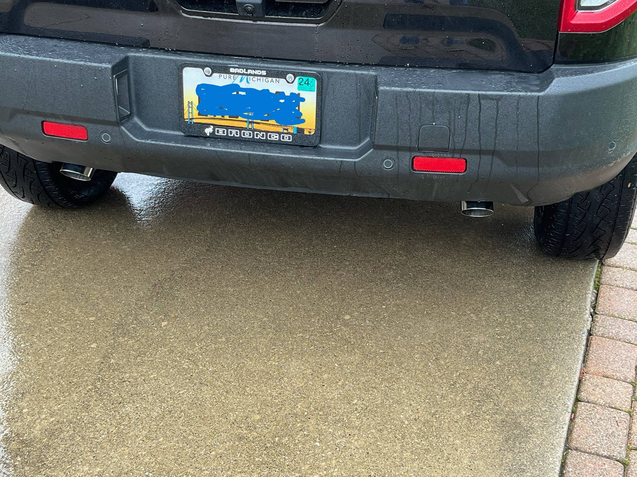 Ford Bronco Sport Exhaust tips 2021 Badlands Bronco 3