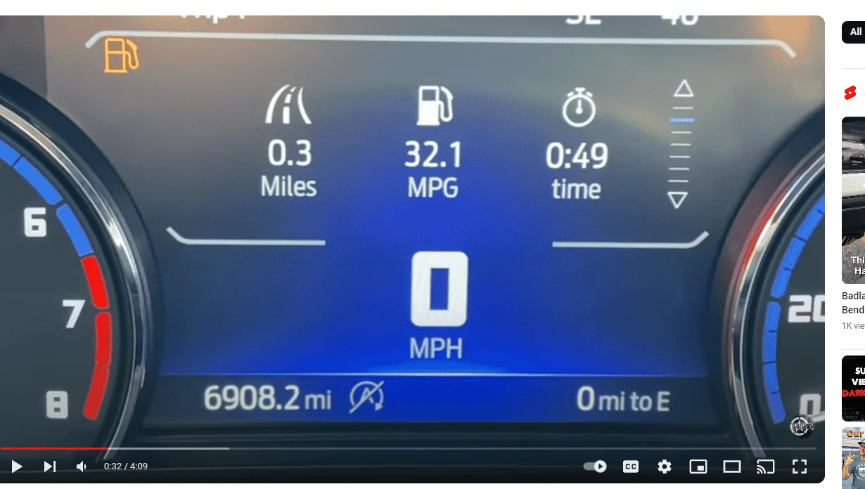 Ford Bronco Sport Centering the Speedometer bs