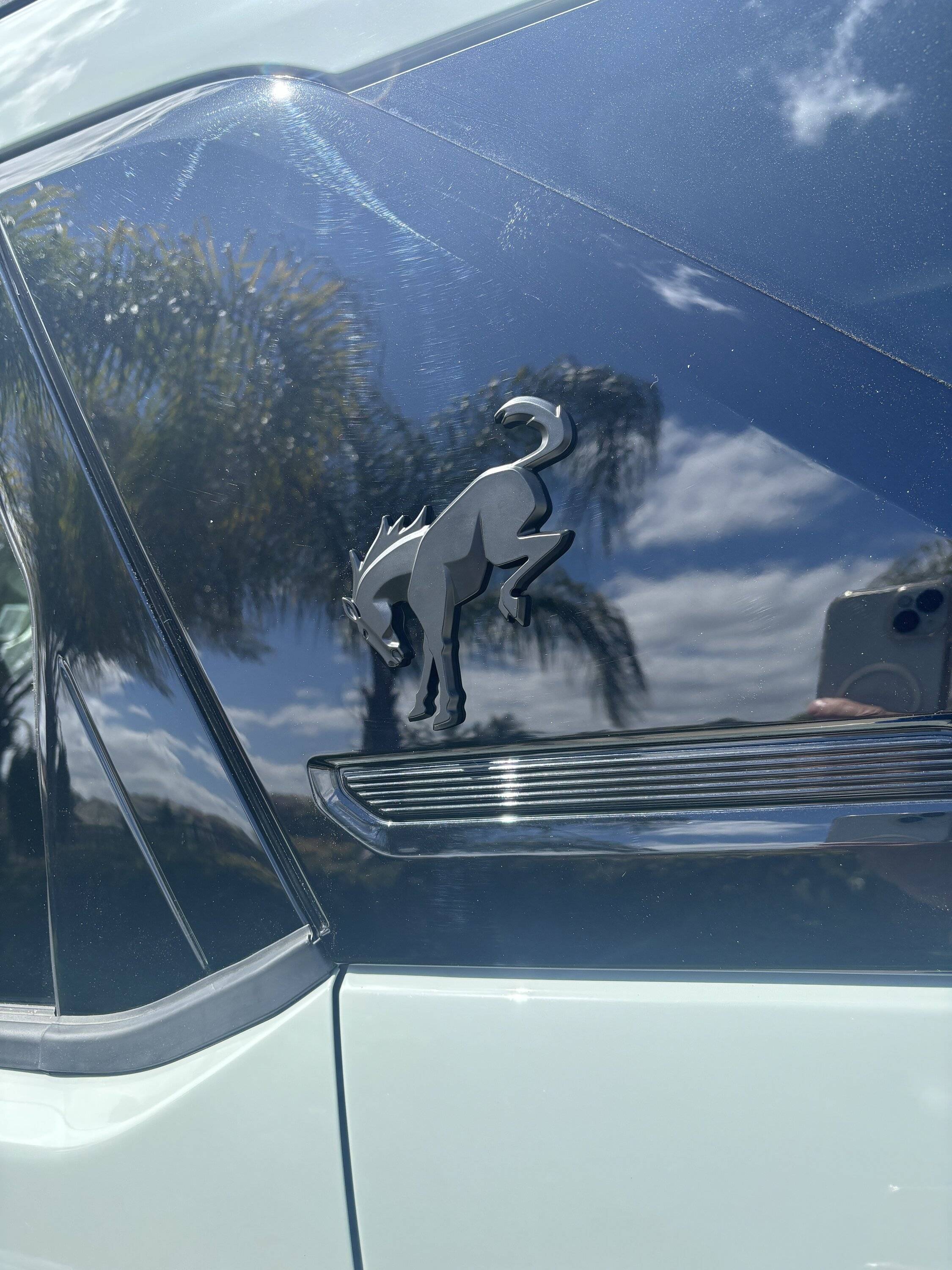 Ford Bronco Sport Did a little something different with the Bucking Bronco logo.... 634C122F-A23B-447E-A45D-6D5039C96917