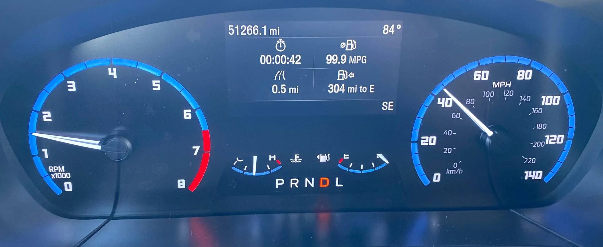 Ford Bronco Sport 47.5 MPG on Big Bend using Eco Mode š IMG_8905