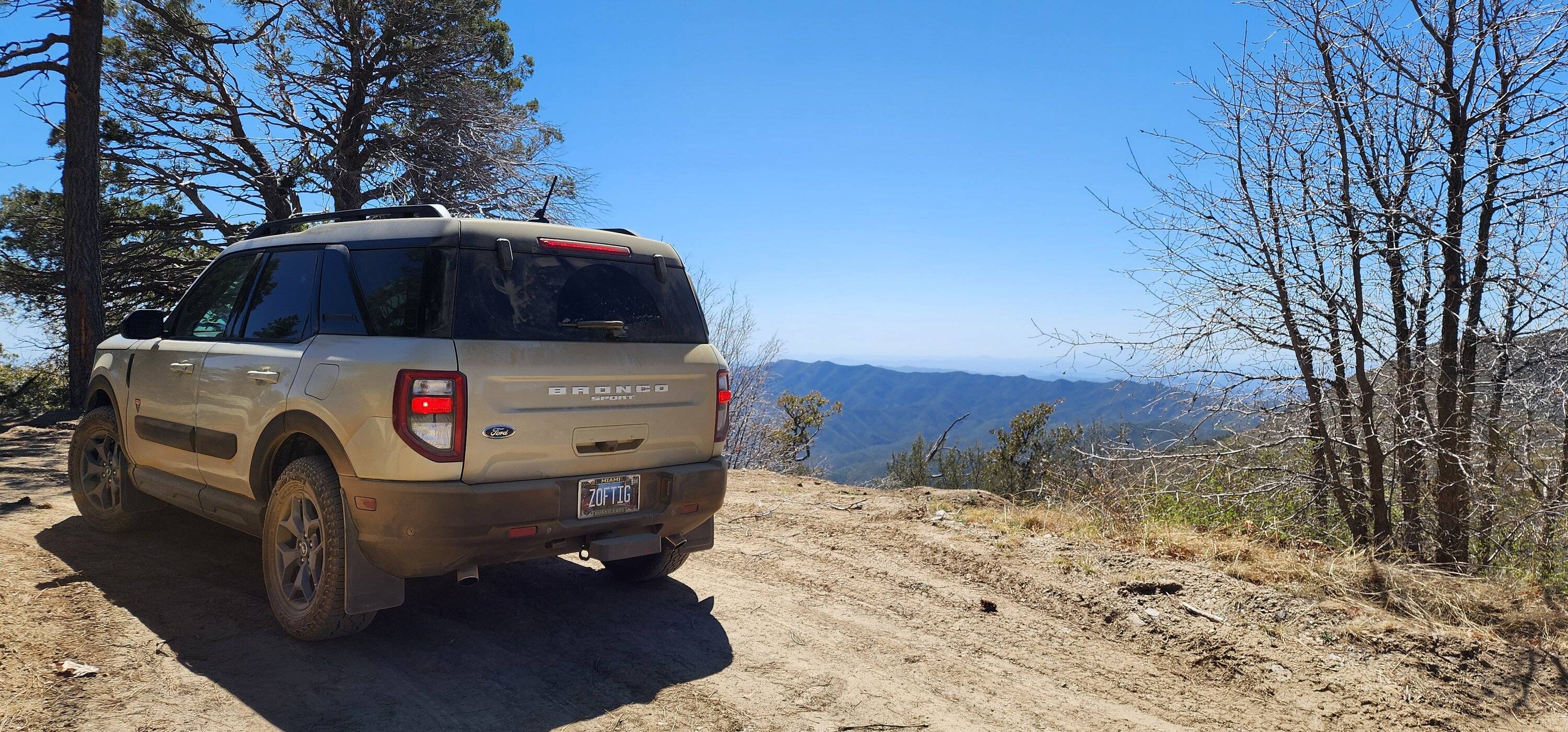 Ford Bronco Sport Crown King Trail to Horsethief Basin Lake in Arizona 20240413_135520