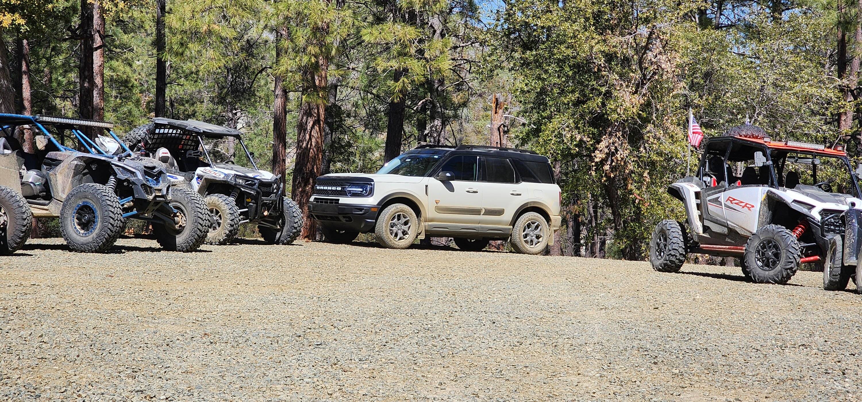 Ford Bronco Sport Crown King Trail to Horsethief Basin Lake in Arizona 20240413_141922