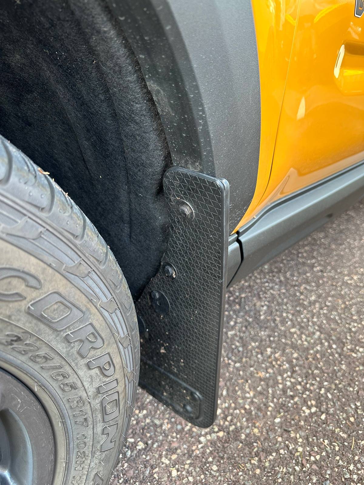 Ford Bronco Sport Has anyone installed flares AND flaps? IMG_2493