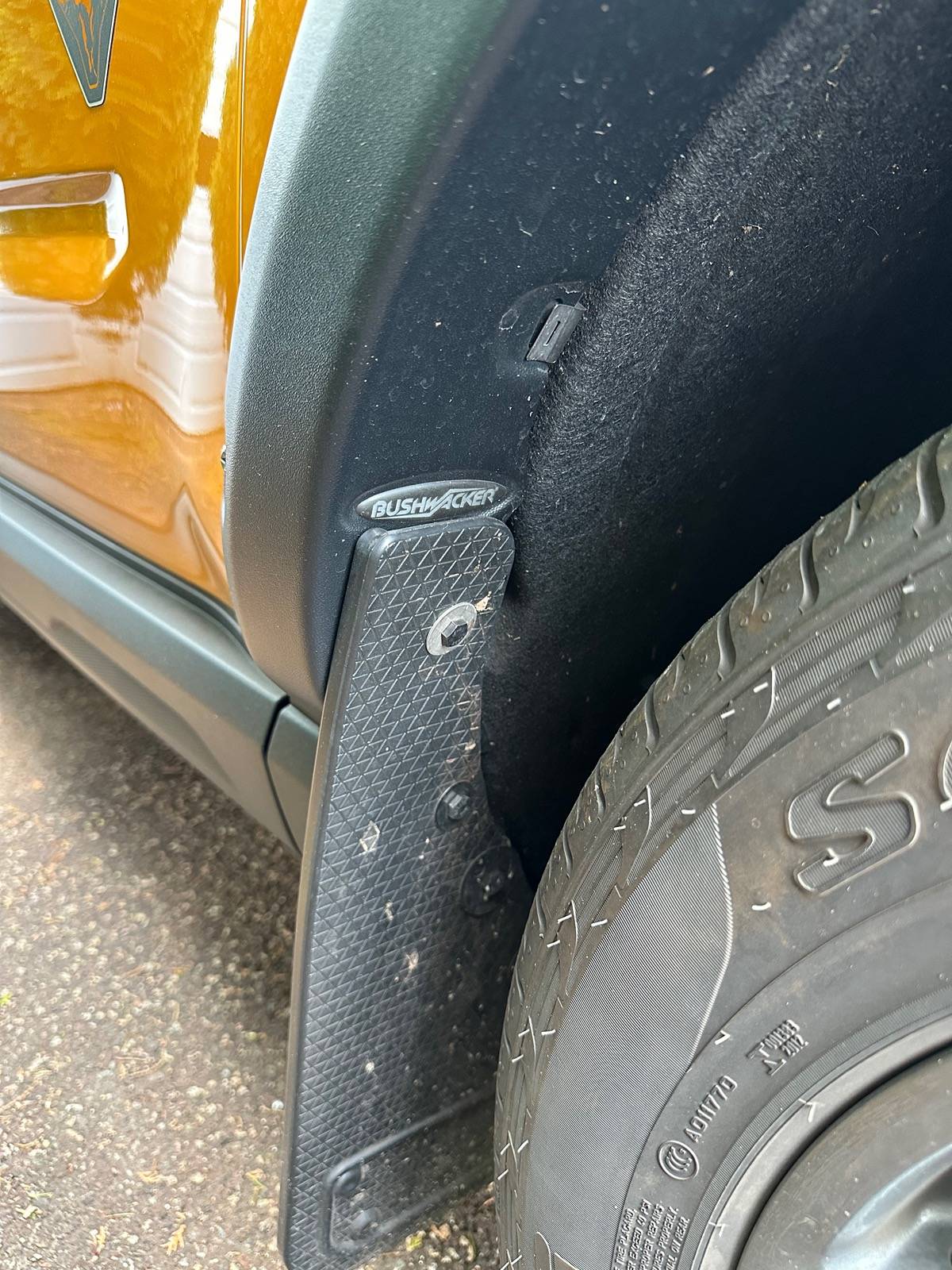 Ford Bronco Sport Has anyone installed flares AND flaps? IMG_2494