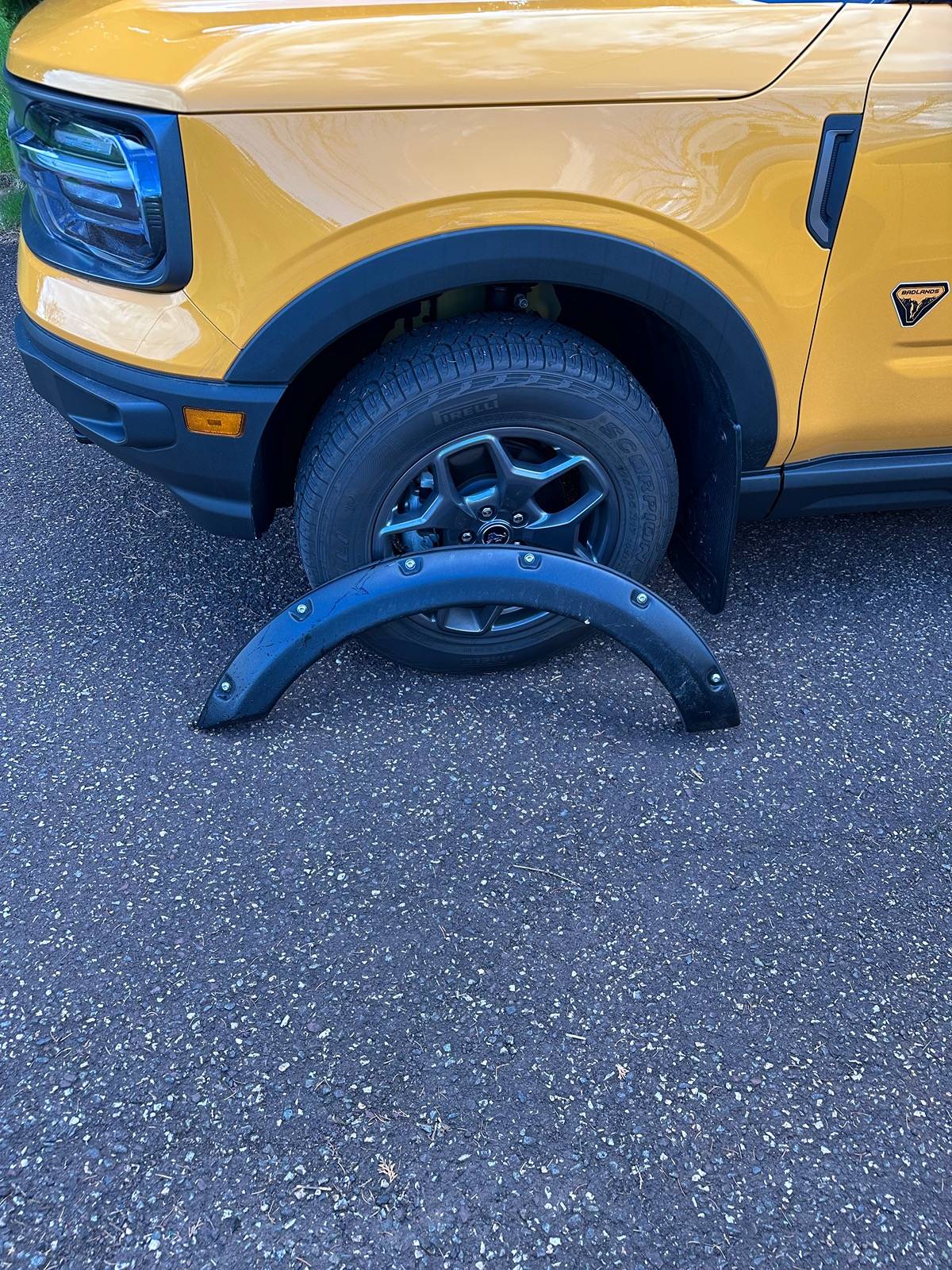 Ford Bronco Sport Has anyone installed flares AND flaps? IMG_2489