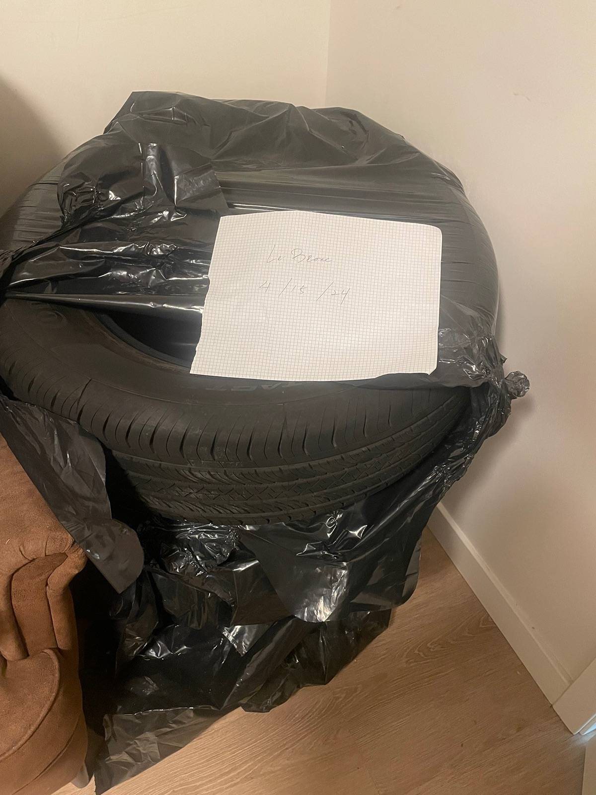 Ford Bronco Sport Selling set of four OEM Big Bend tires only IMG_1358