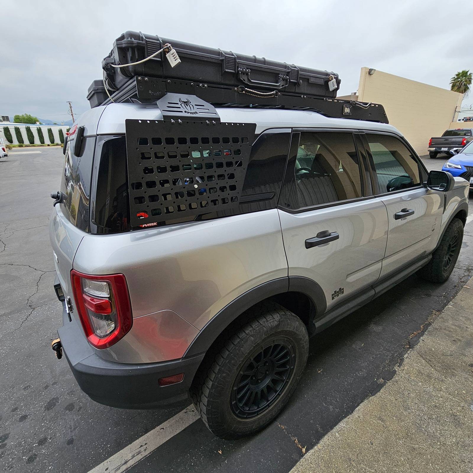 Ford Bronco Sport Molle Side Panel for roofrack Spider No Drill 20240412_163032