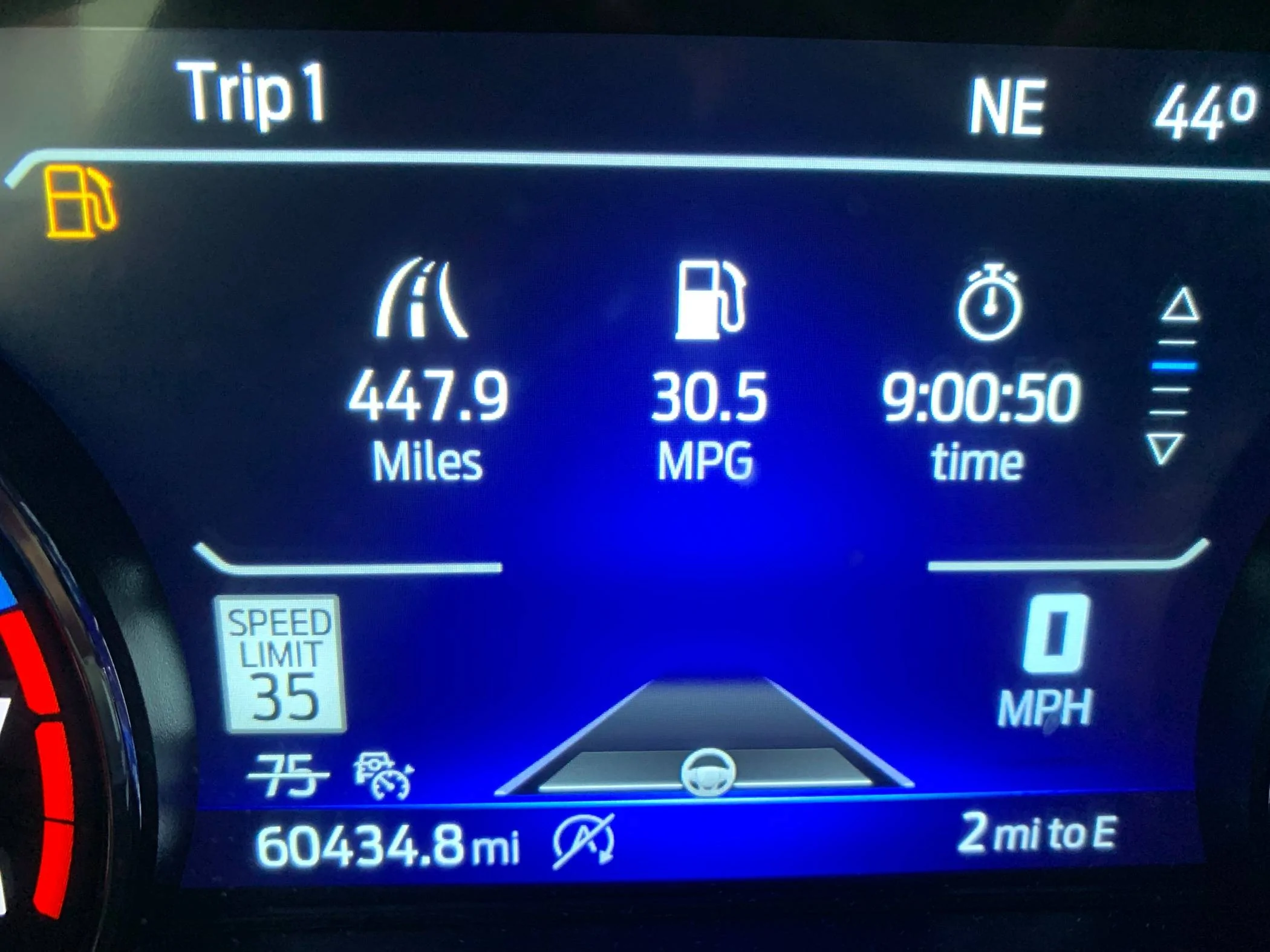 Ford Bronco Sport MPG fall off recently - Cold Weather related? IMG_5176[1]