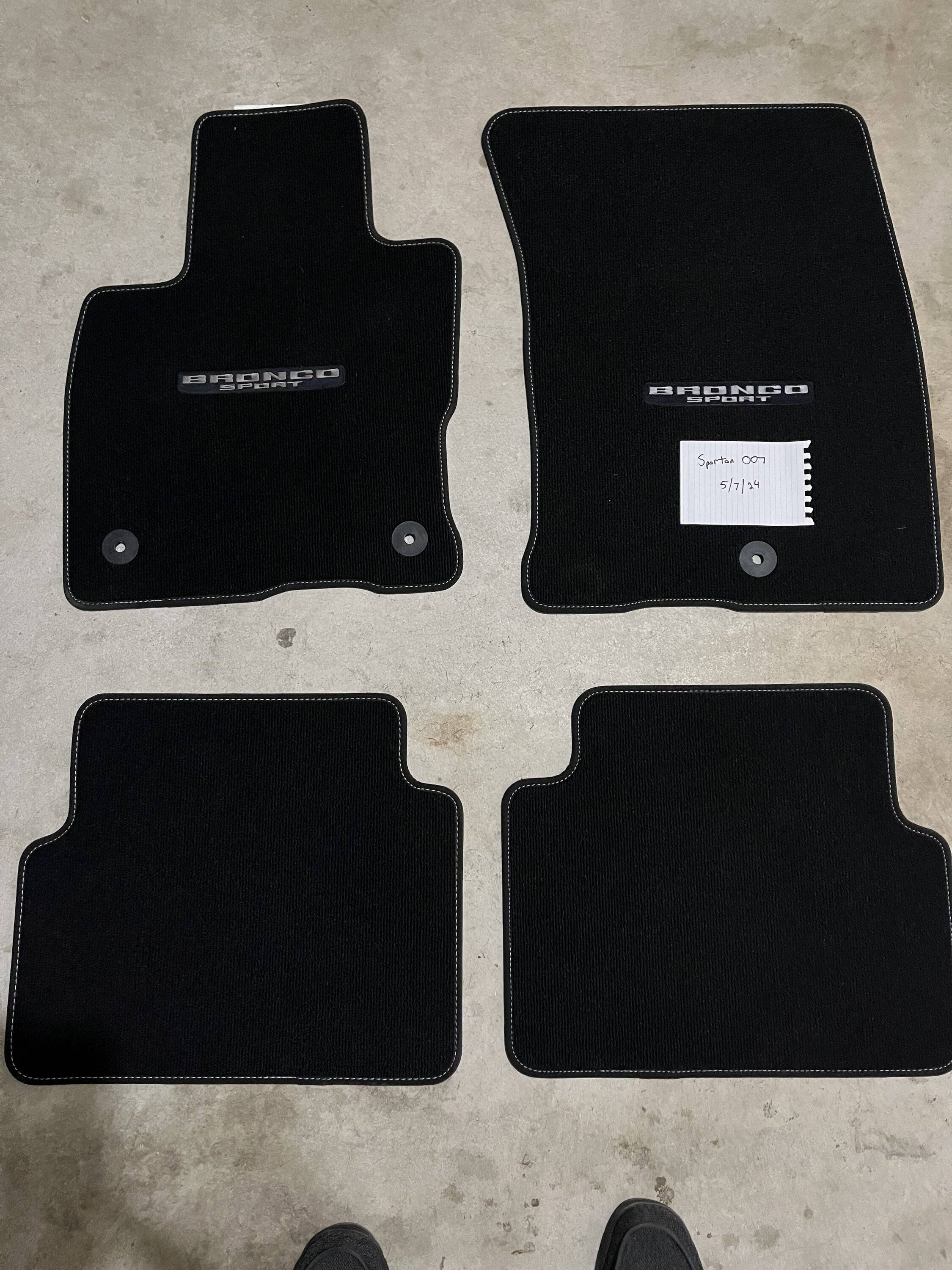 Ford Bronco Sport Unique Carpet Floor Mats from Badlands( with “Bronco Sport”) for sale IMG_1947