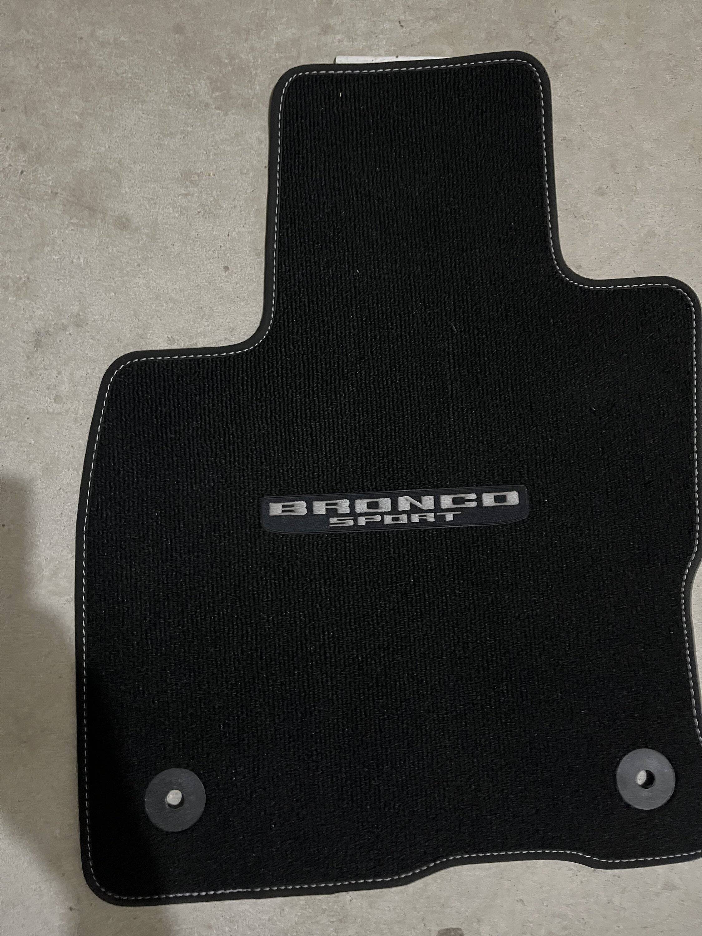 Ford Bronco Sport Unique Carpet Floor Mats from Badlands( with “Bronco Sport”) for sale IMG_1948